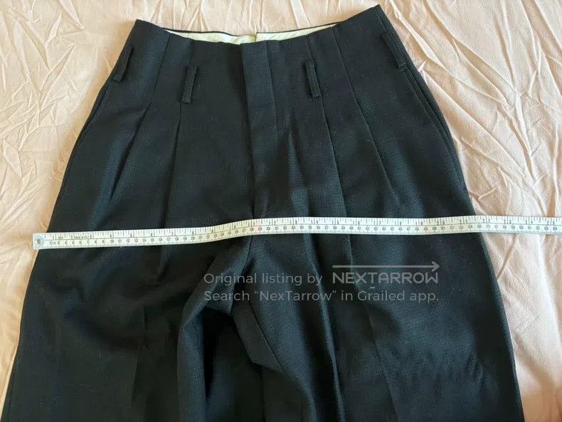 Comme des Garcons Comme des Garcons size S Dark plaid wide-leg pants, size S Size 24" / US 00 / IT 34 - 8 Thumbnail