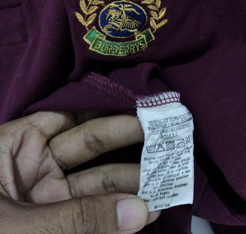 Burberry Rare Colour‼️Vintage Burberrys Long Sleeve Polos Size US M / EU 48-50 / 2 - 5 Thumbnail