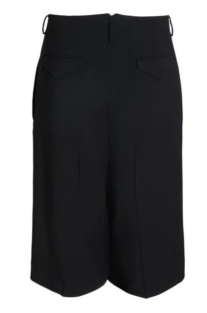 AMI AMI Paris long black wool blend twill Bermuda shorts S 46 Size US 30 / EU 46 - 5 Thumbnail