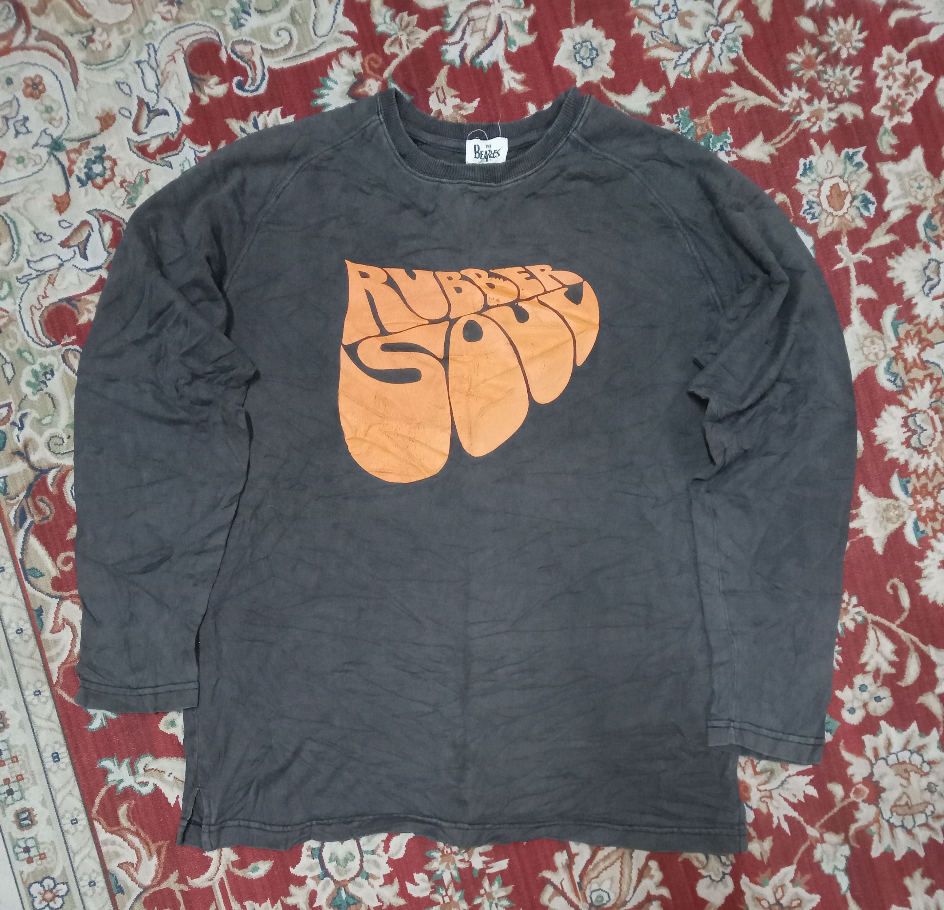 The Beatles Rubber Soul L/s Distressed T Shirt