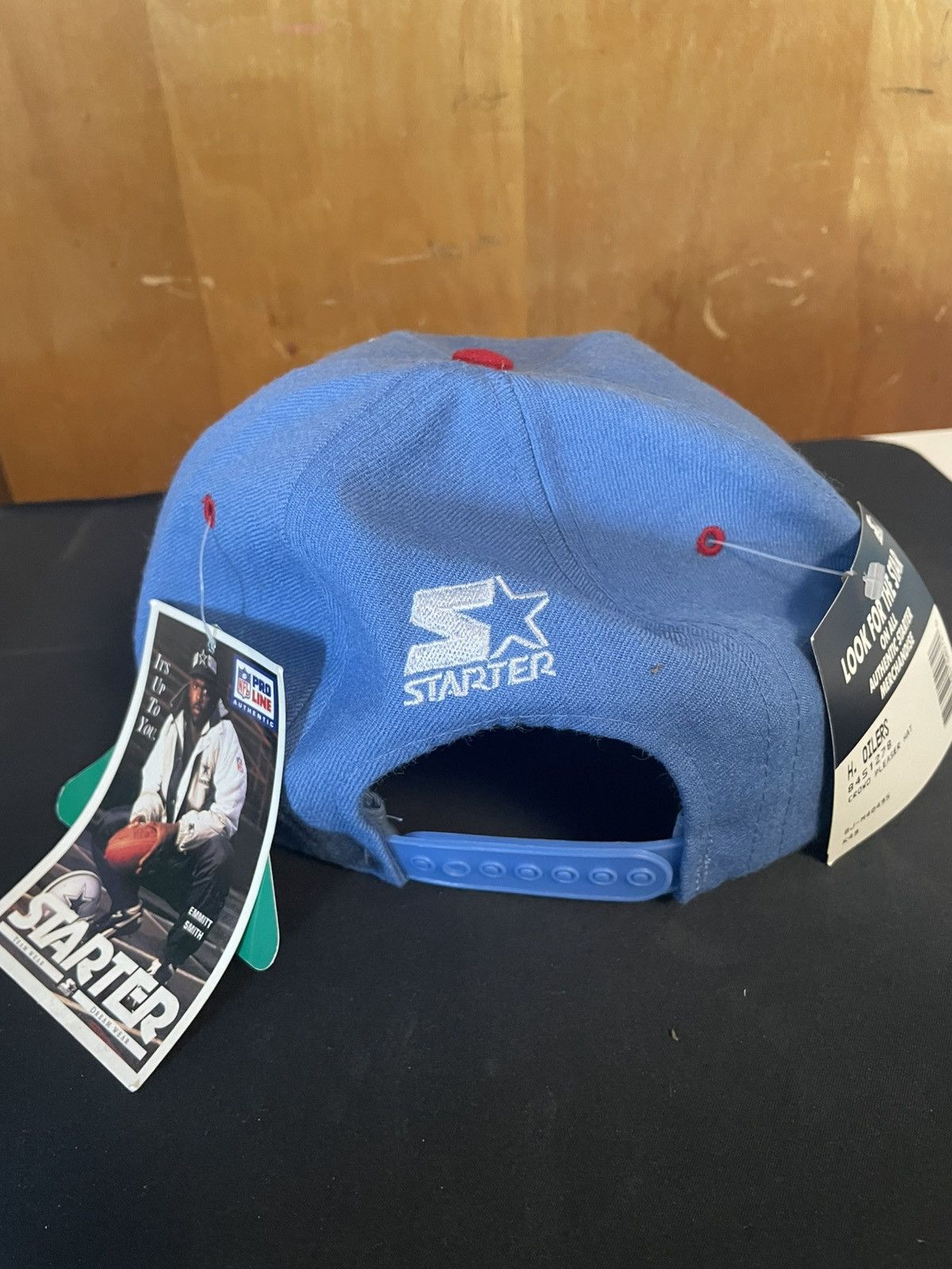 Starter Starter Tri Power Houston Oilers Snapback Hat NFL Pro Line Size ONE SIZE - 4 Thumbnail