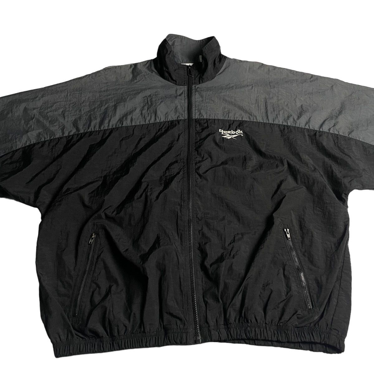 Reebok × Vintage VINTAGE REEBOK EMBROIDERED SPELL OUT WINDBREAKER JACKET Size US L / EU 52-54 / 3 - 3 Thumbnail