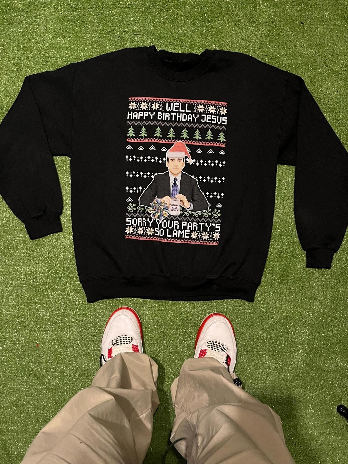 Other Vintage Office Christmas Ugly Sweater Size ONE SIZE - 1 Thumbnail