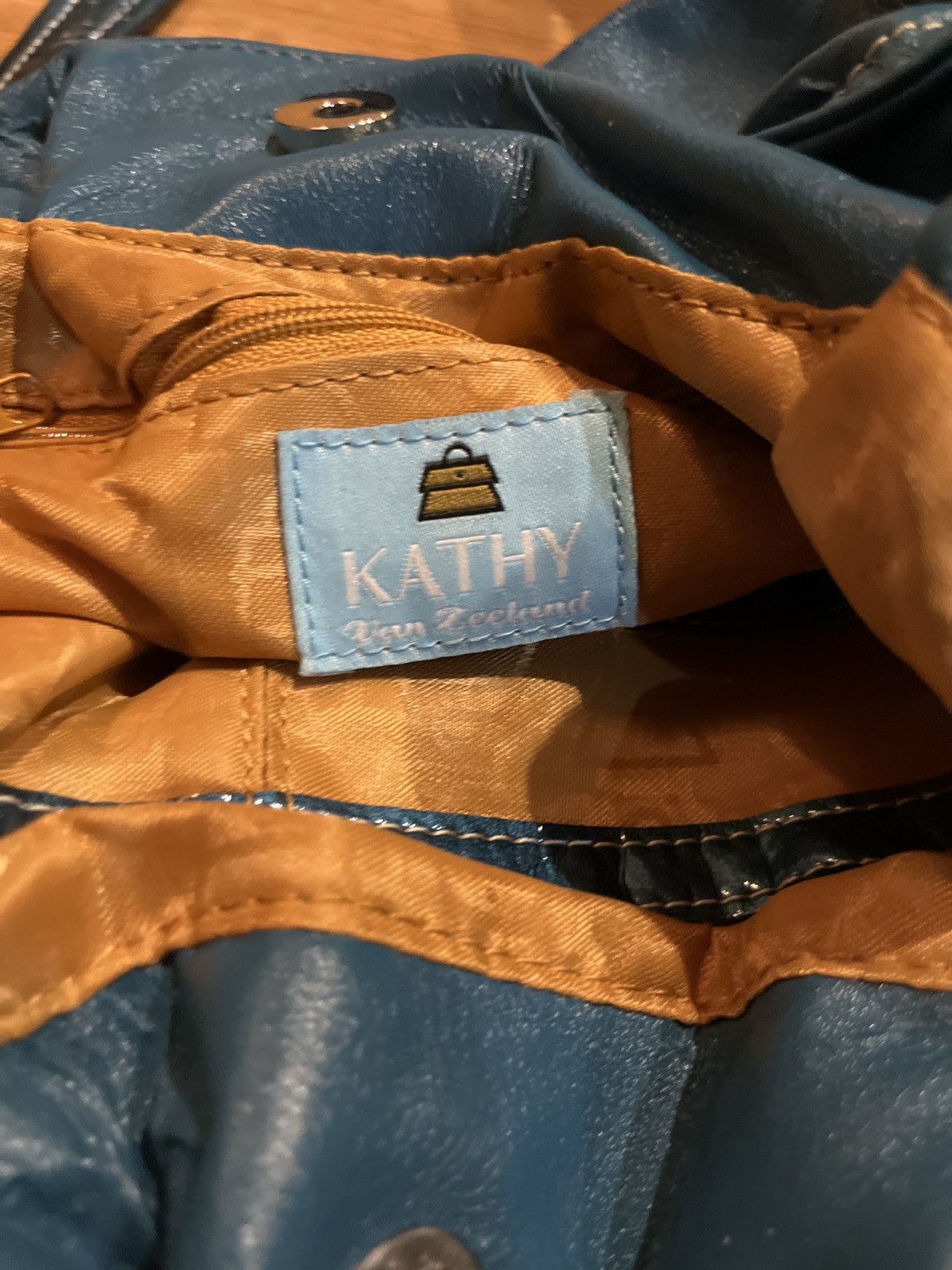 Vintage vintage y2k teal Kathy Van Zeeland purse Size ONE SIZE - 3 Thumbnail