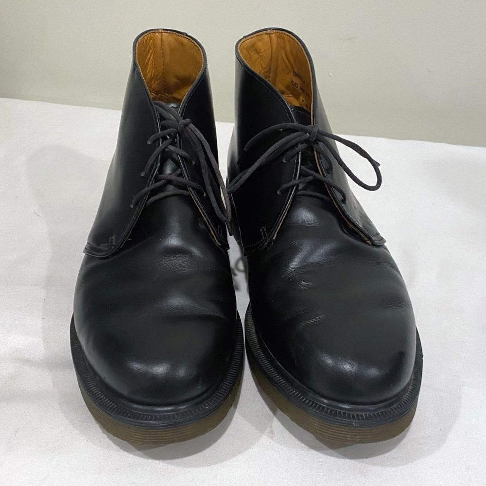 Dr. Martens Vintage Dr. Martens Chukka Boots Black Leather England Sz 7 Size US 7 / EU 40 - 3 Thumbnail