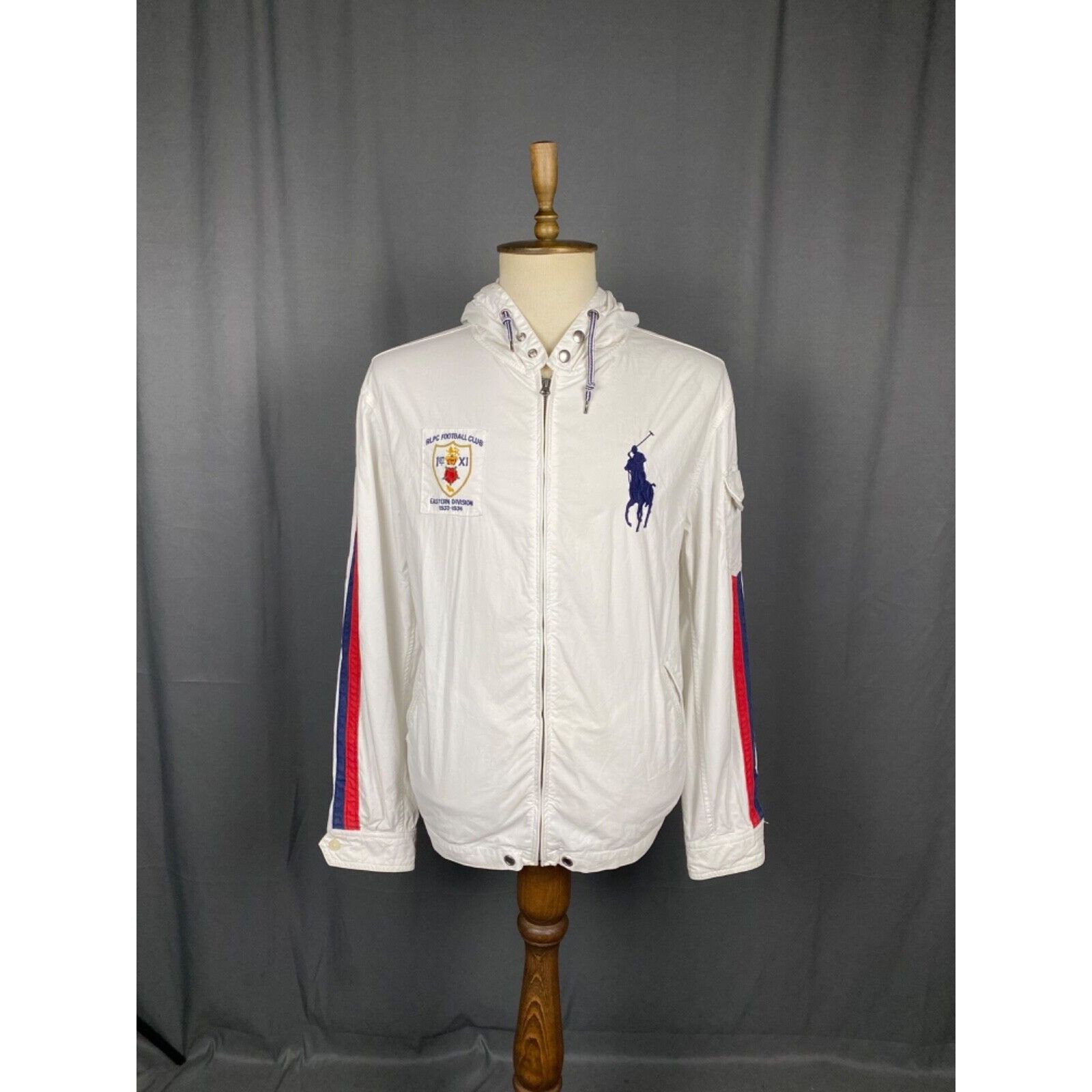 Polo Ralph Lauren Ralph Lauren Vintage Big Logo Men's White Windbreaker Jacket Size US XL / EU 56 / 4 - 3 Thumbnail