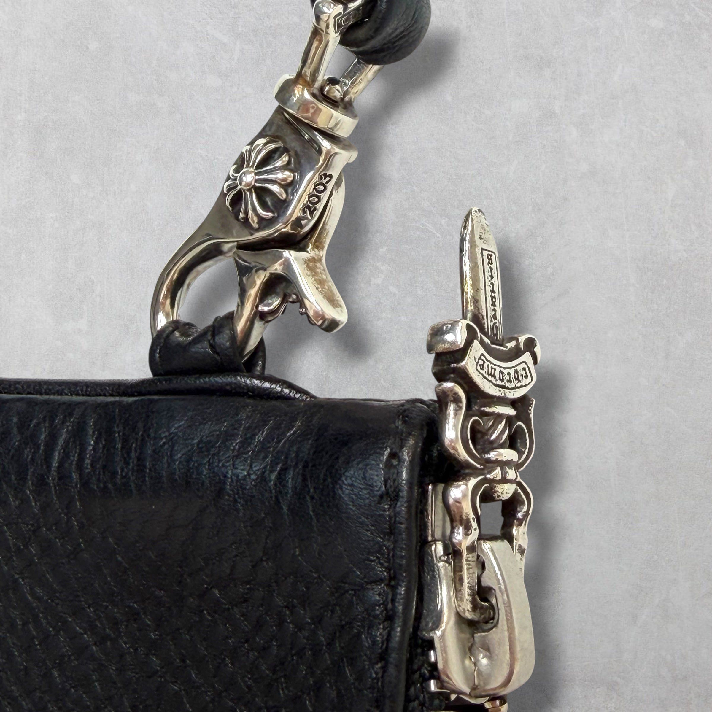 Chrome Hearts Chrome Hearts Cross Patch Loop Zip Wallet Size ONE SIZE - 4 Thumbnail