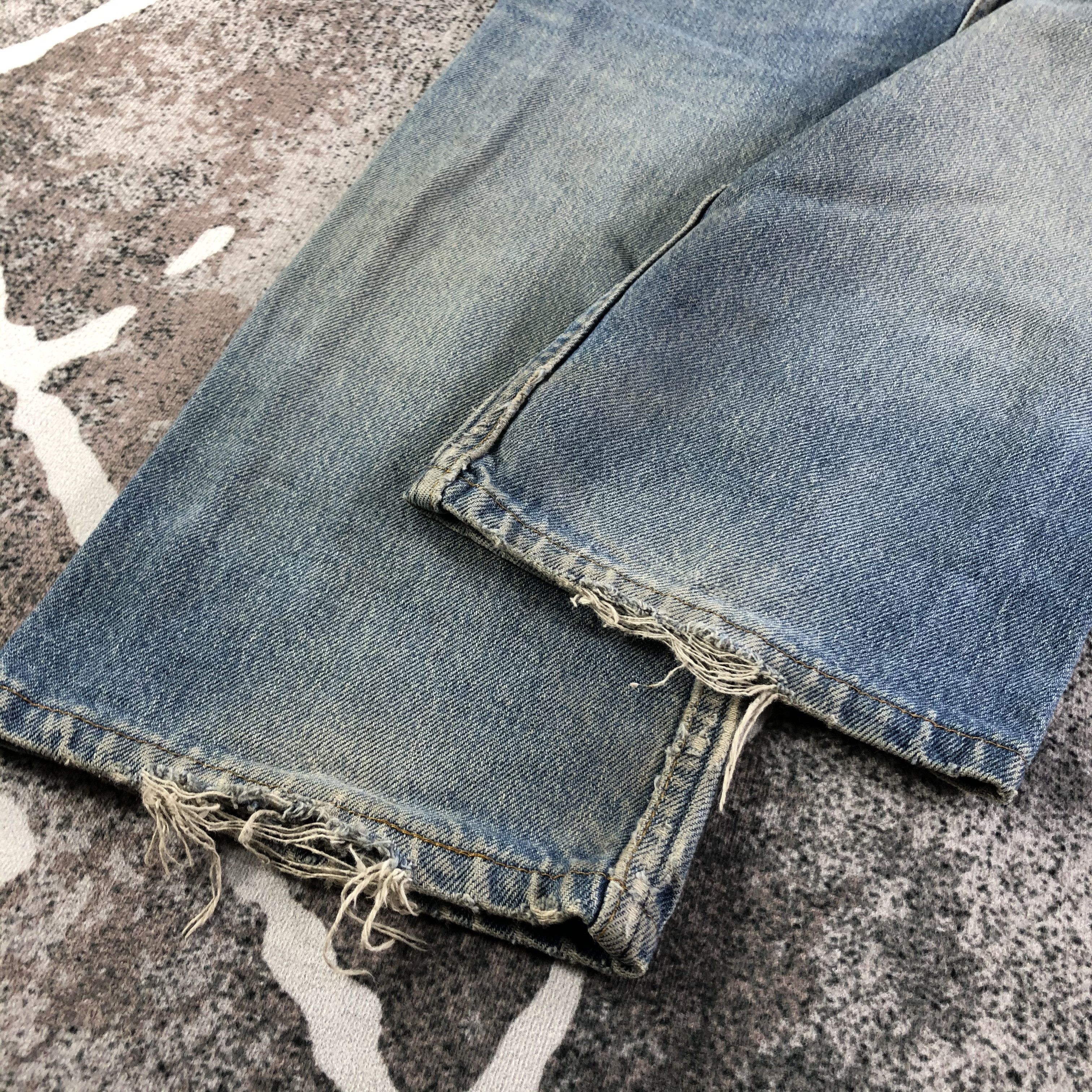 Levi's Vintage Levis 501 Jeans Rusty Ripped Denim KJ2452 Size US 28 / EU 44 - 6 Thumbnail