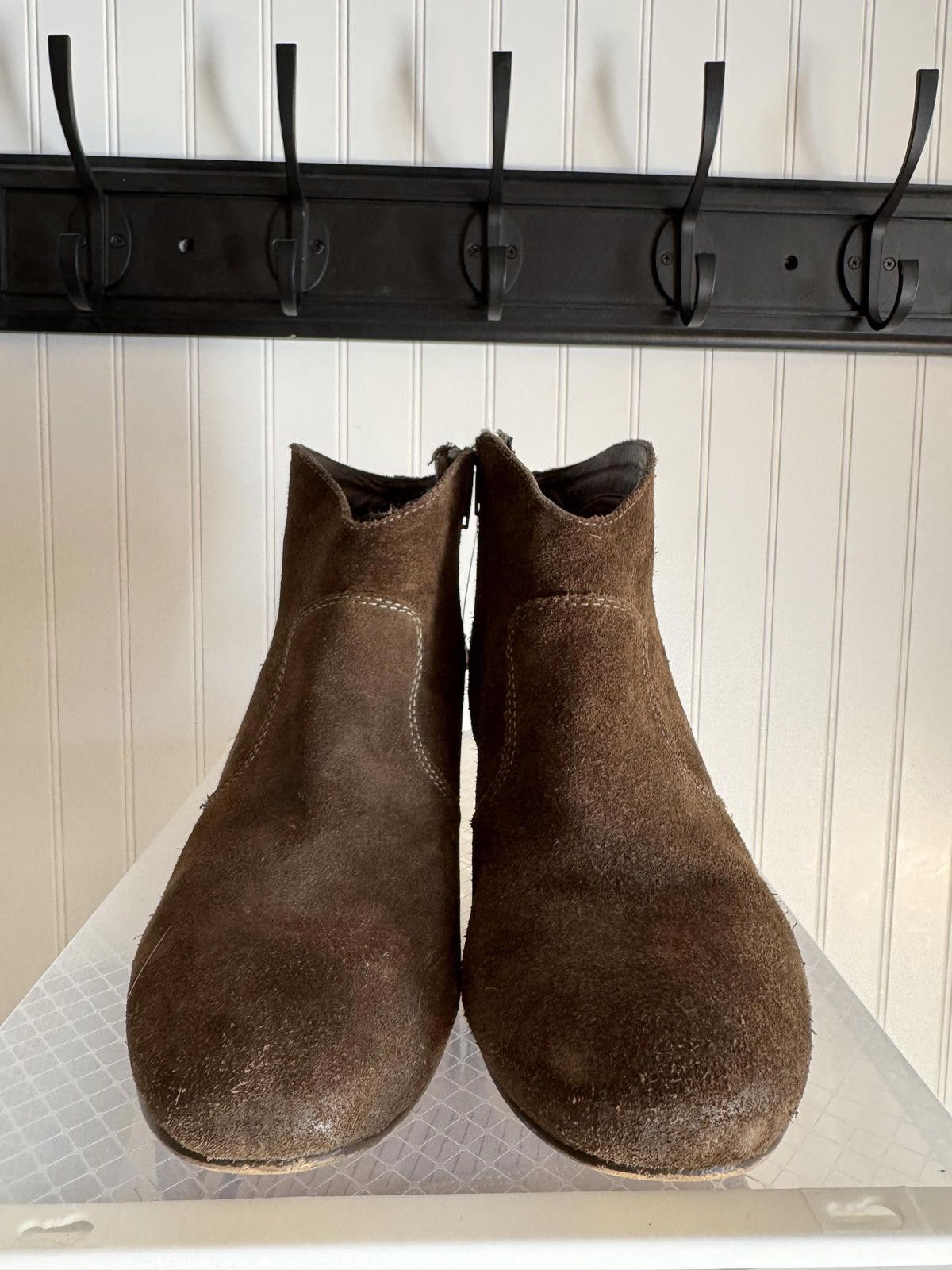Steve Madden Steve Madden Brown Suede Ankle Boots with Block Heel Size US 8 / IT 38 - 1 Thumbnail