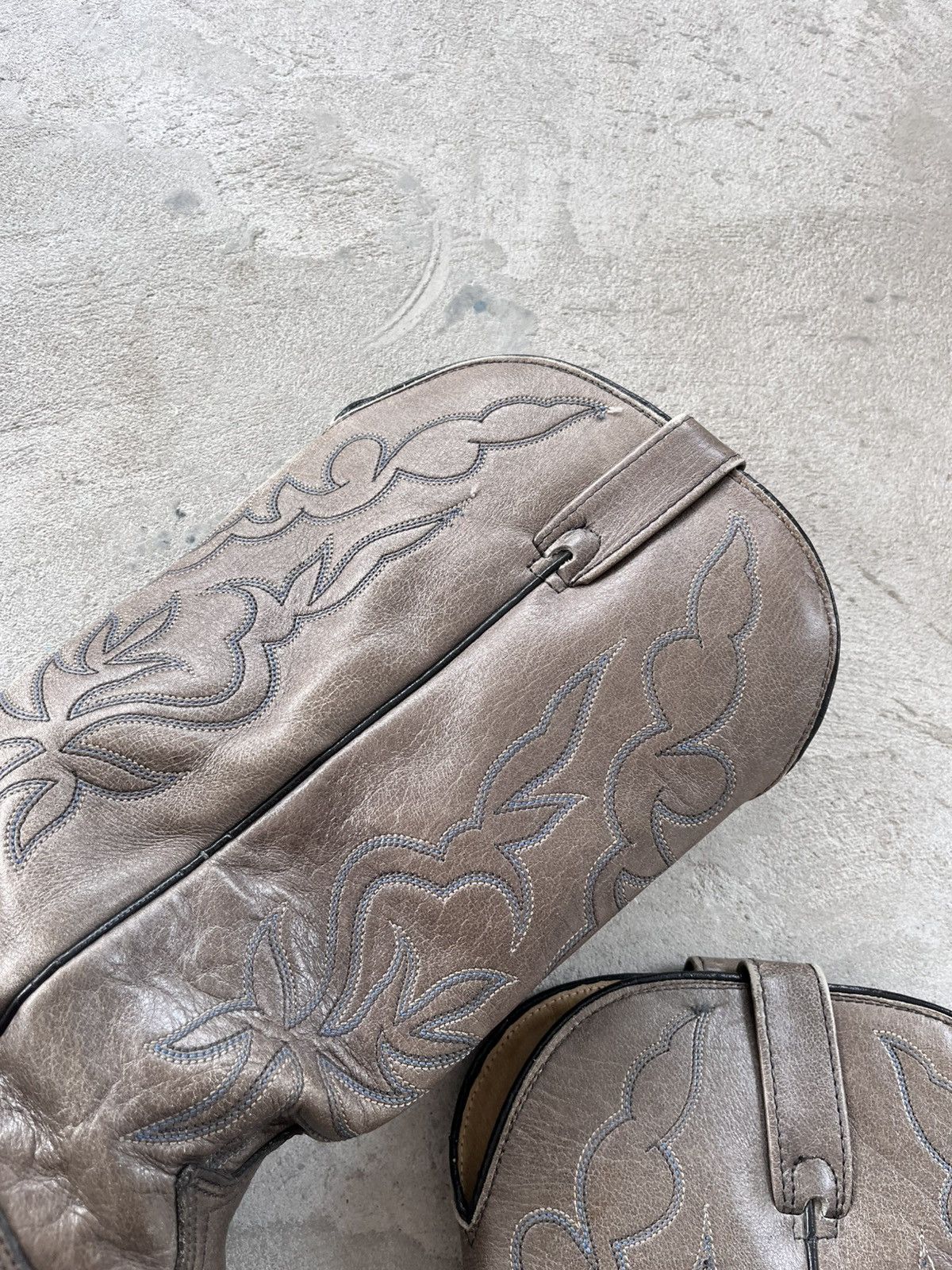 Cowboy Equipment Vintage Laredo Western Cowboy Leather Boots Rare Avant-Garde Size US 9 / EU 42 - 14 Thumbnail