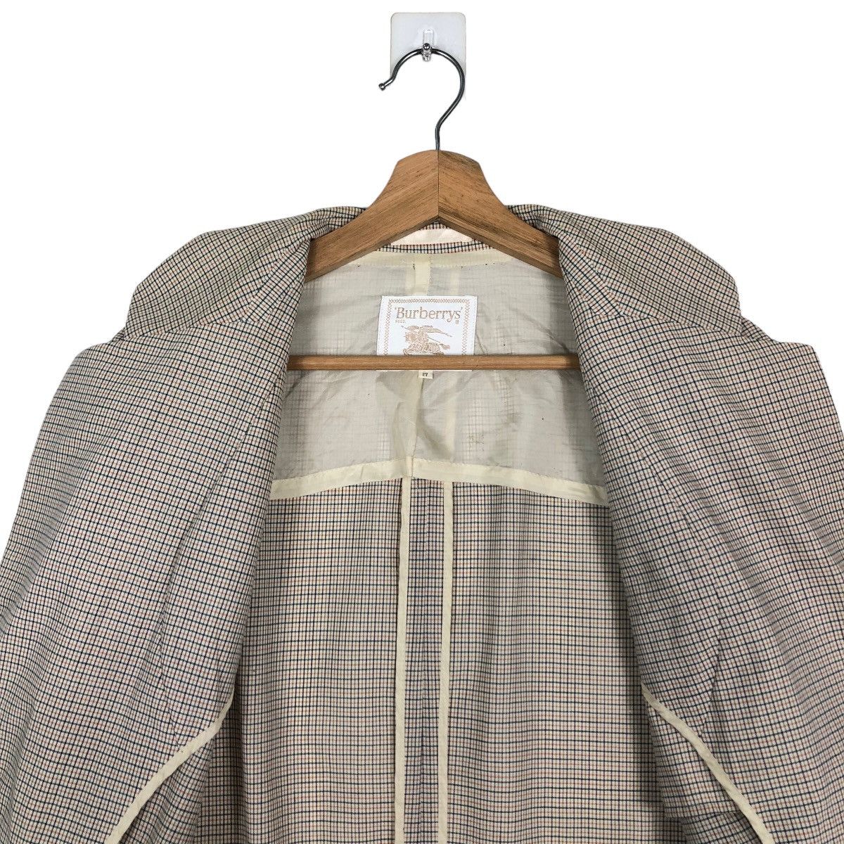 Burberry 🔥90’s Vintage Burberrys Nova Check Design Double Breast Size US M / EU 48-50 / 2 - 11 Thumbnail