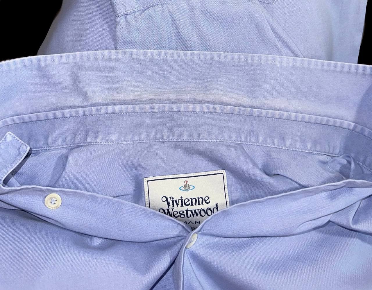 Vivienne Westwood Vivienne Westwood Shirt Buttons Up Long Sleeve logo Size US L / EU 52-54 / 3 - 4 Thumbnail