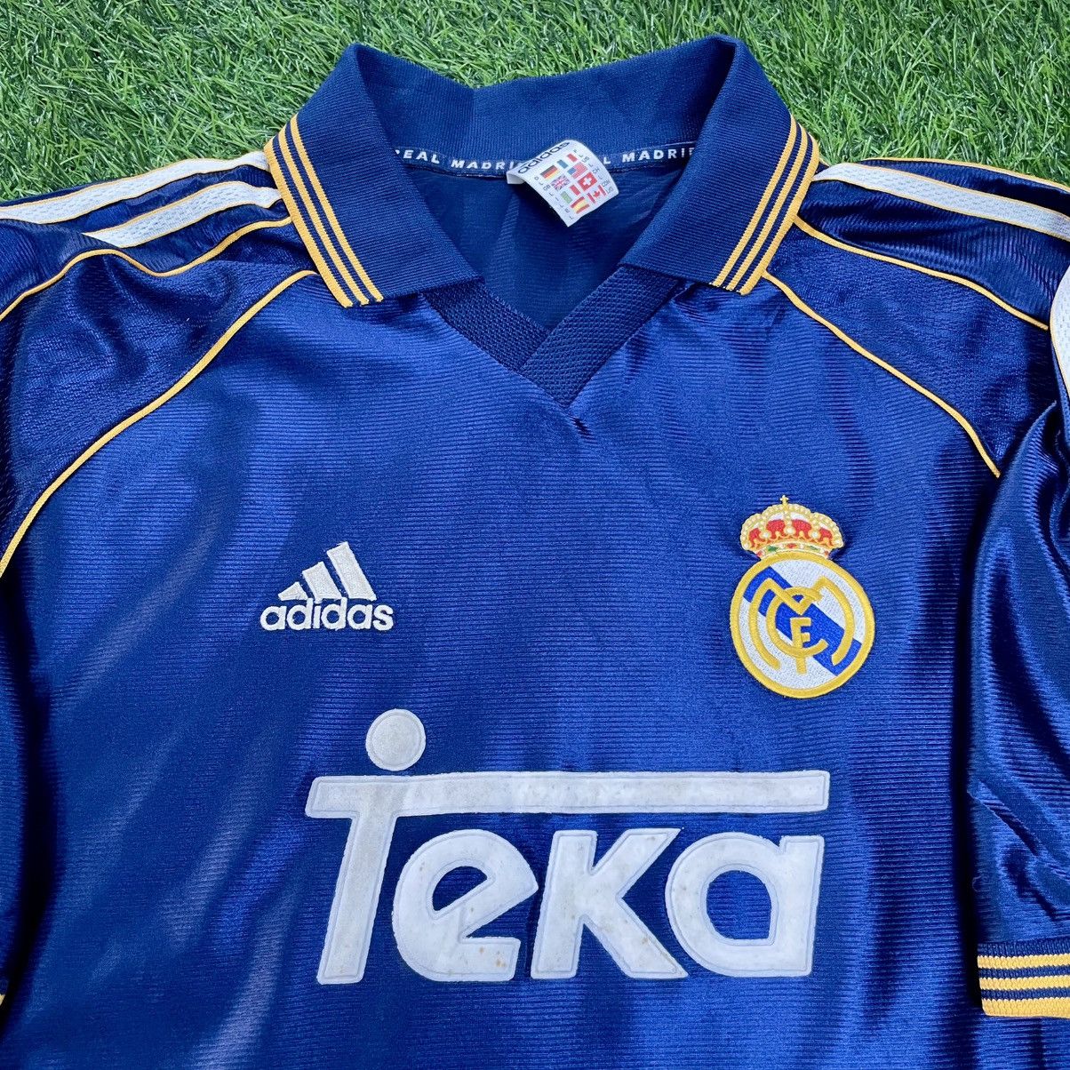 Adidas Adidas Real Madrid 3rd 1998-99 Raul #7 Soccer Jersey Size US L / EU 52-54 / 3 - 3 Thumbnail