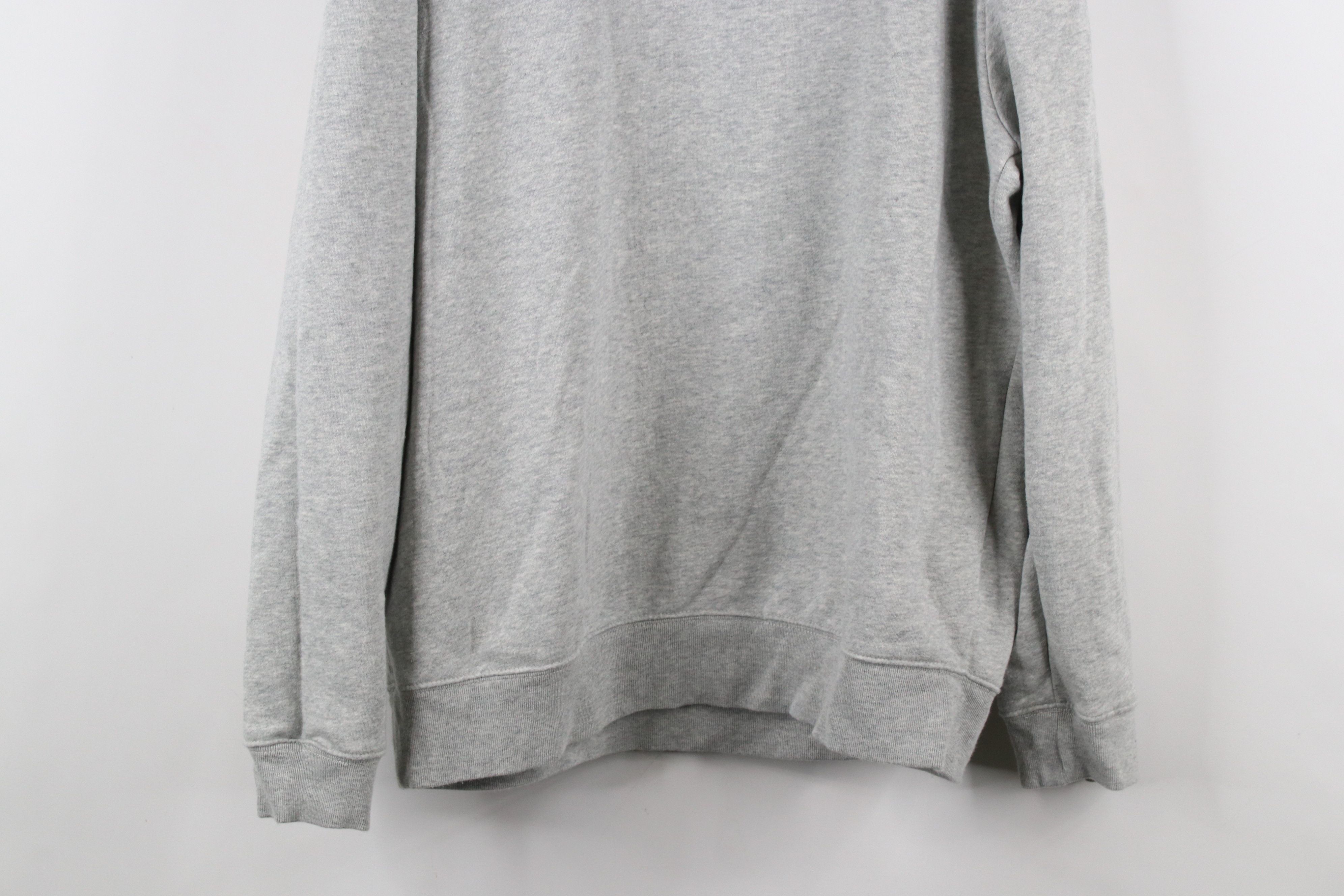 Gap × Vintage Vintage Y2K Gap Block Letter Hoodie Sweatshirt Heather Gray Size US L / EU 52-54 / 3 - 13 Thumbnail