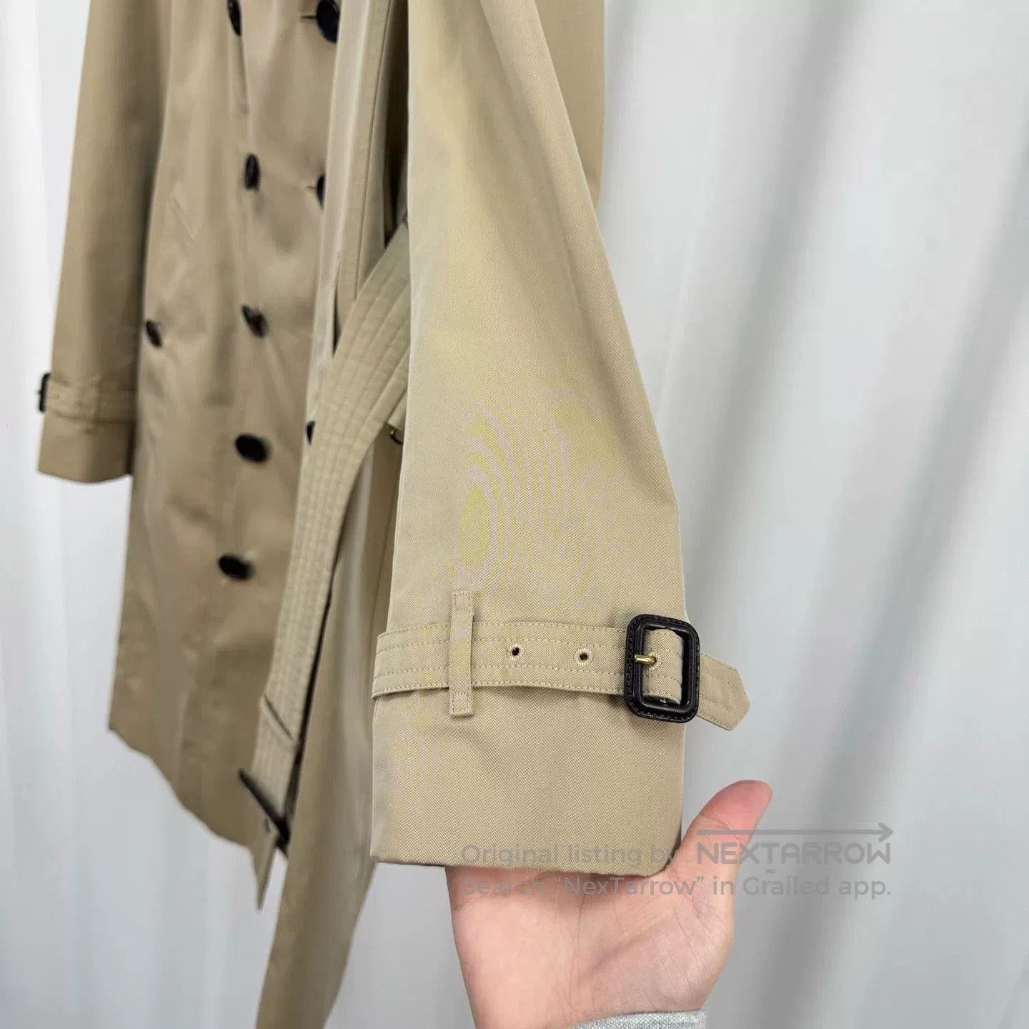 Burberry Burberry Double Crown Khaki Trench Coat. Size M / US 6-8 / IT 42-44 - 4 Thumbnail