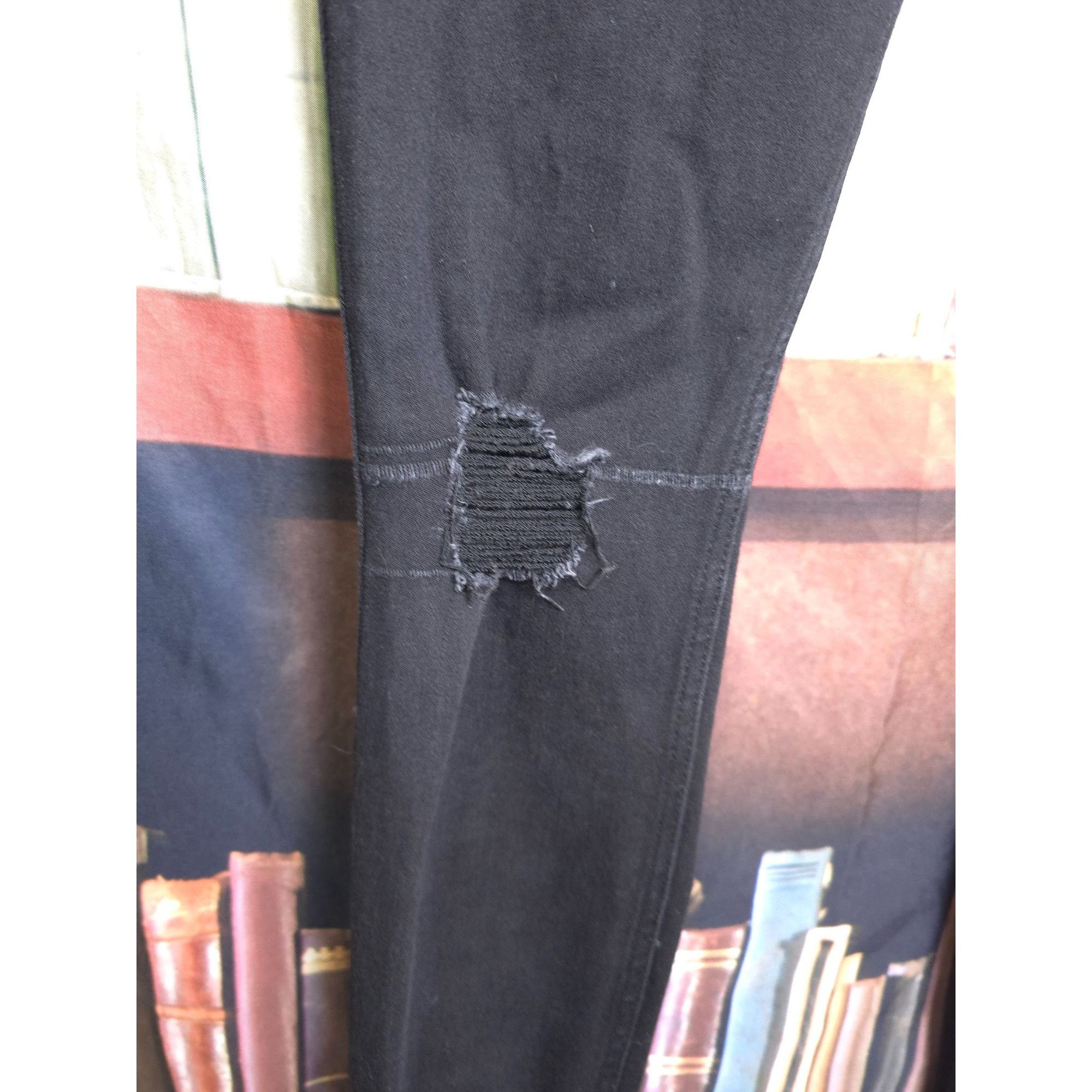 Hollister Hollister Mid-Rise Super Skinny Classic Stretch Black Jeans Size 28" / US 6 / IT 42 - 5 Thumbnail