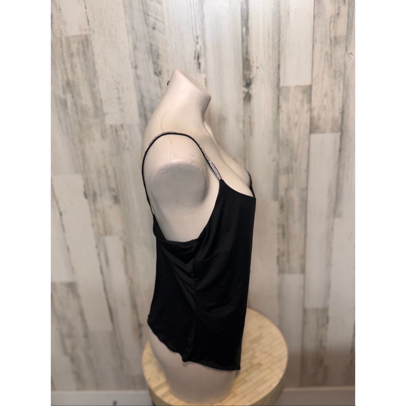 Other IRIS Black Rhinestone Strap Sleeveless Bodysuit – Size 2XL Size XXL / US 16-18 / IT 52-54 - 3 Thumbnail