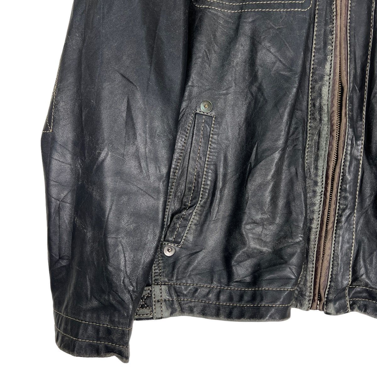 14th Addiction 🔥 G STAGE LEATHER RIDER MOTO JACKET Size US L / EU 52-54 / 3 - 4 Thumbnail