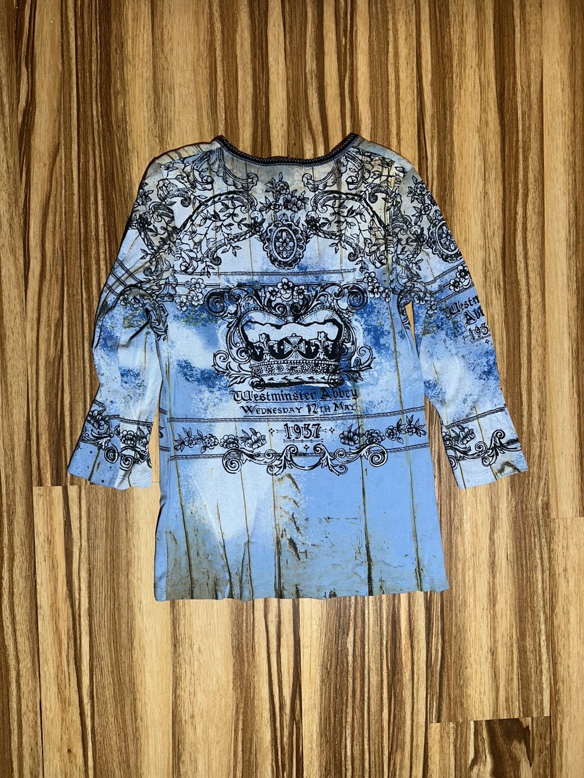 Other Vint Y2K Skinnie Minnie 3/4 Sleeve Shirt Size L / US 10 / IT 46 - 7 Thumbnail