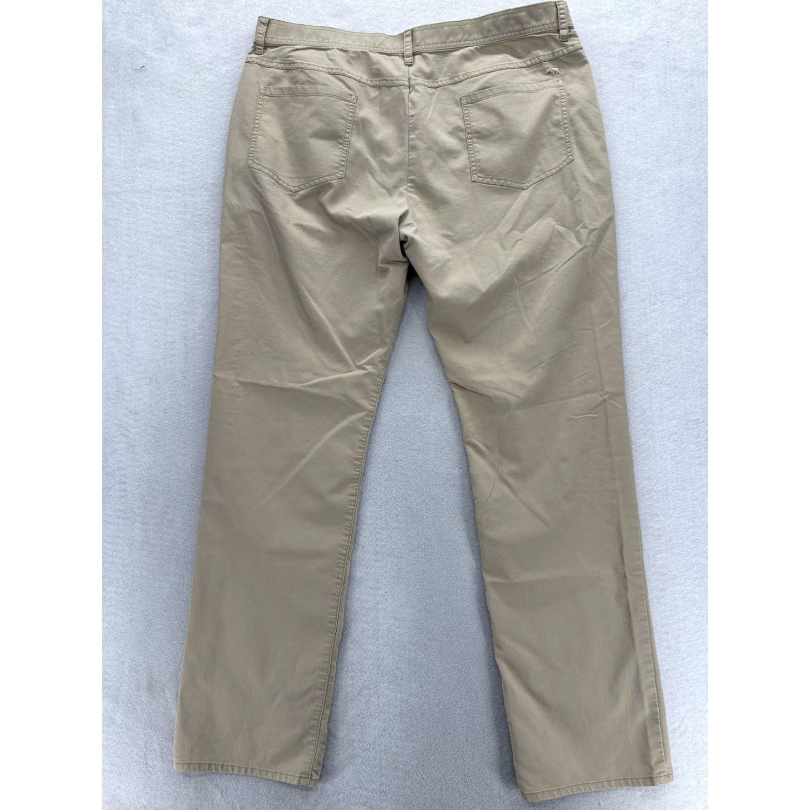 Vintage Onward Reserve Chino Pants Mens 38x32 Beige Stretch 5-Pocket Casual Workwear Pants Size US 38 / EU 54 - 4 Thumbnail