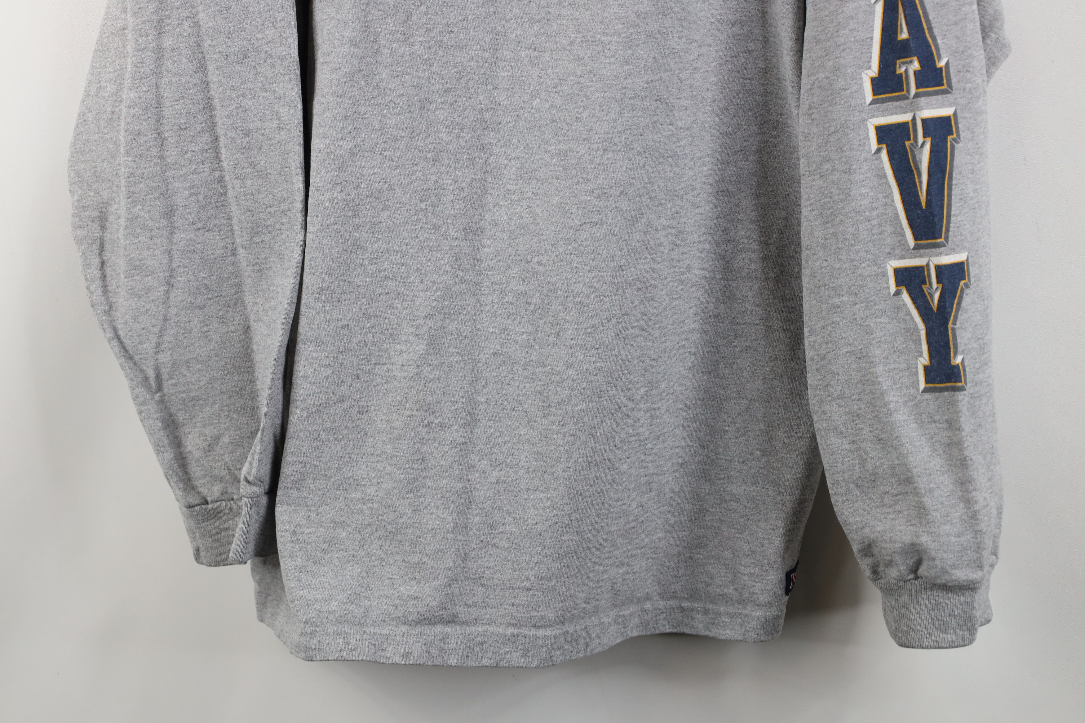 Vintage Vintage 90s United States Naval Academy Long Sleeve T-Shirt Size US XL / EU 56 / 4 - 3 Thumbnail