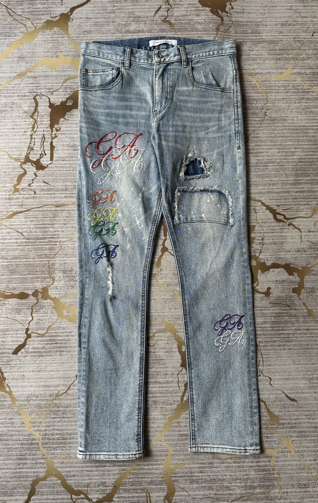 JACKROSE Gallis Addiction X Jackrose Distressed Denim Size US 30 / EU 46 - 2 Thumbnail