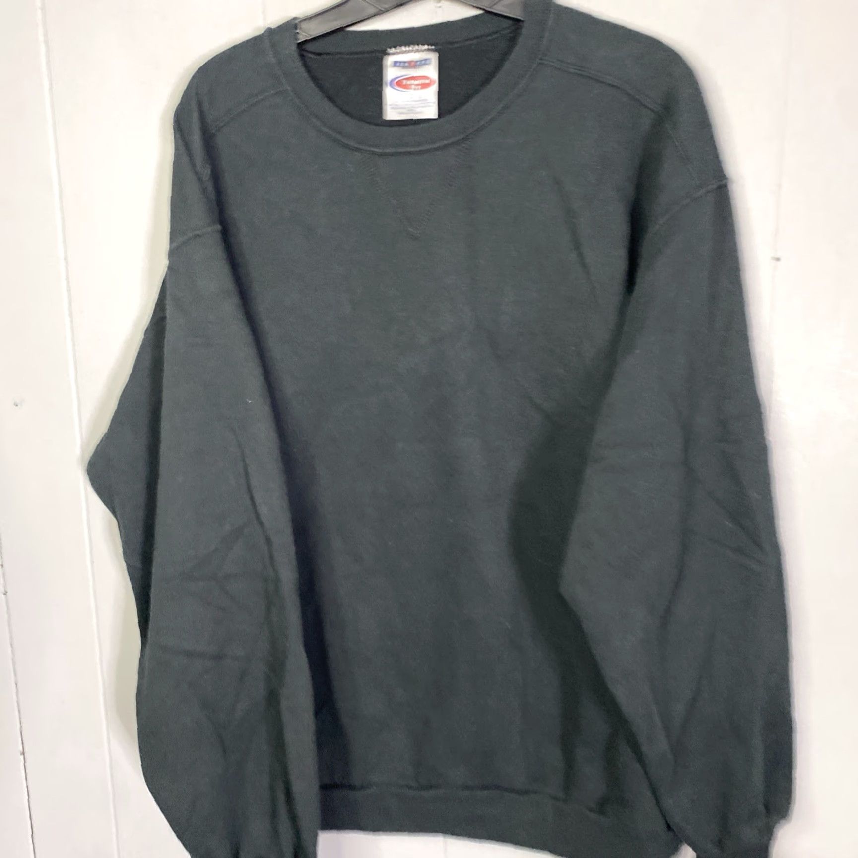 Jerzees VINTAGE Jerzees Sweatshirt Large L Black 90s Y2K Premium Fit Pullover Mens Size US L / EU 52-54 / 3 - 5 Thumbnail
