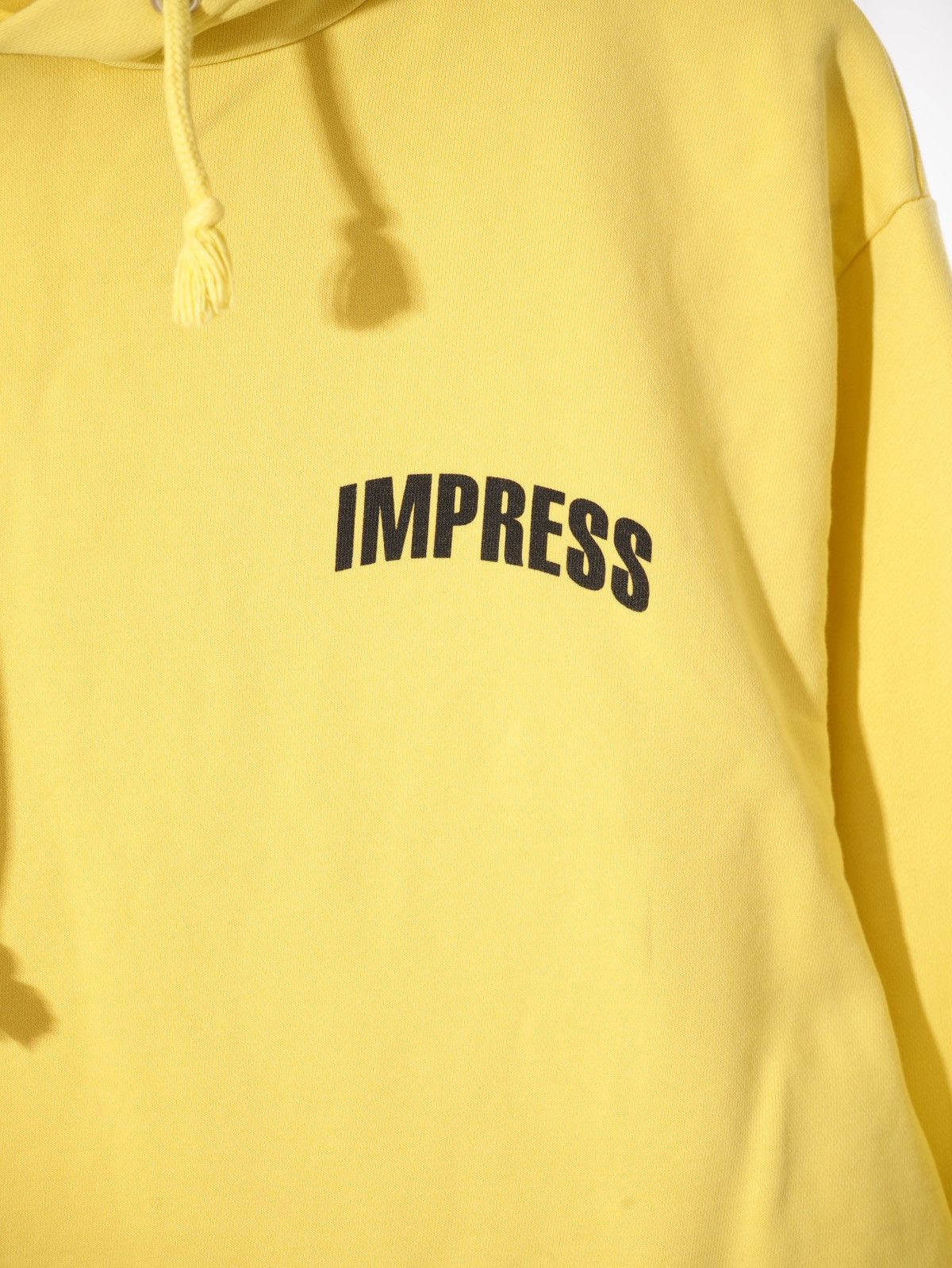 Helmut Lang Helmut Lang Yellow Impress Your Parents Logo Hoodie | Size S Size US S / EU 44-46 / 1 - 2 Thumbnail