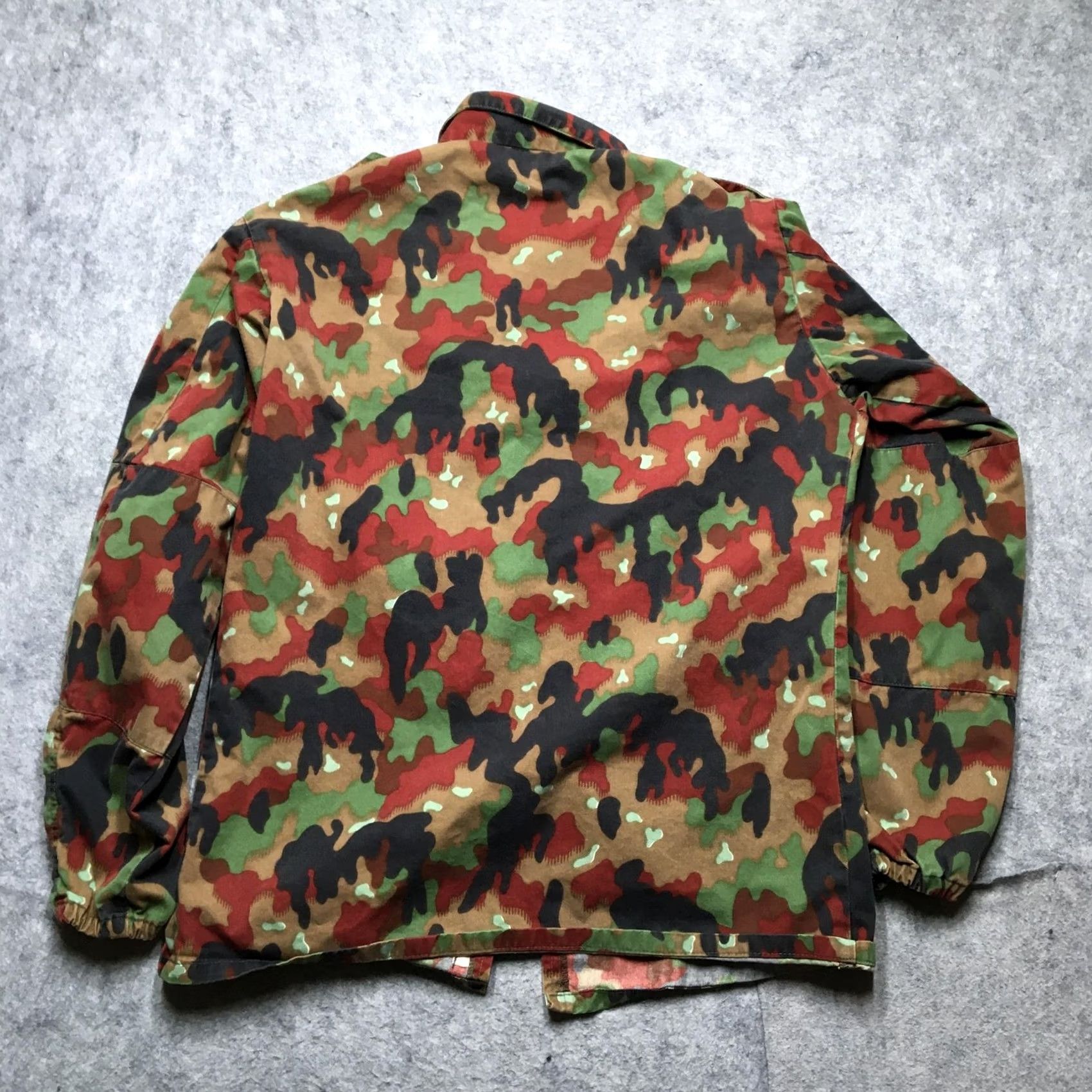 Vintage VINTAGE German Military Jacket Mens M Camouflage Zip Front Cotton Blend 80s Size US M / EU 48-50 / 2 - 7 Thumbnail