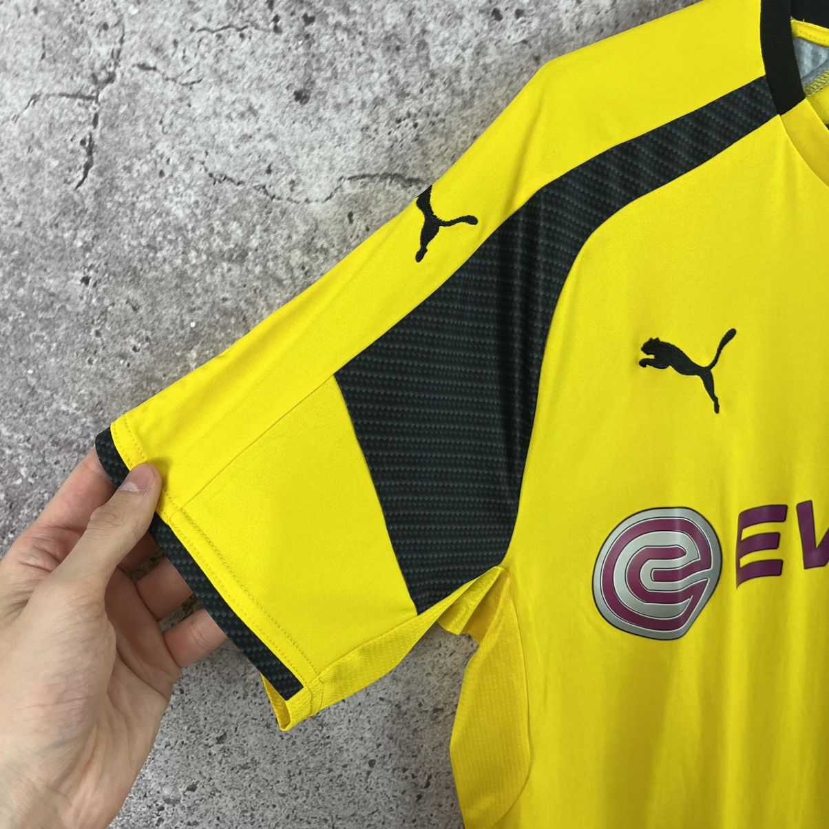 Puma Borussia Dortmund #17 Aubameyang Cup Shirt 2016/2017 Jersey Size US L / EU 52-54 / 3 - 4 Thumbnail
