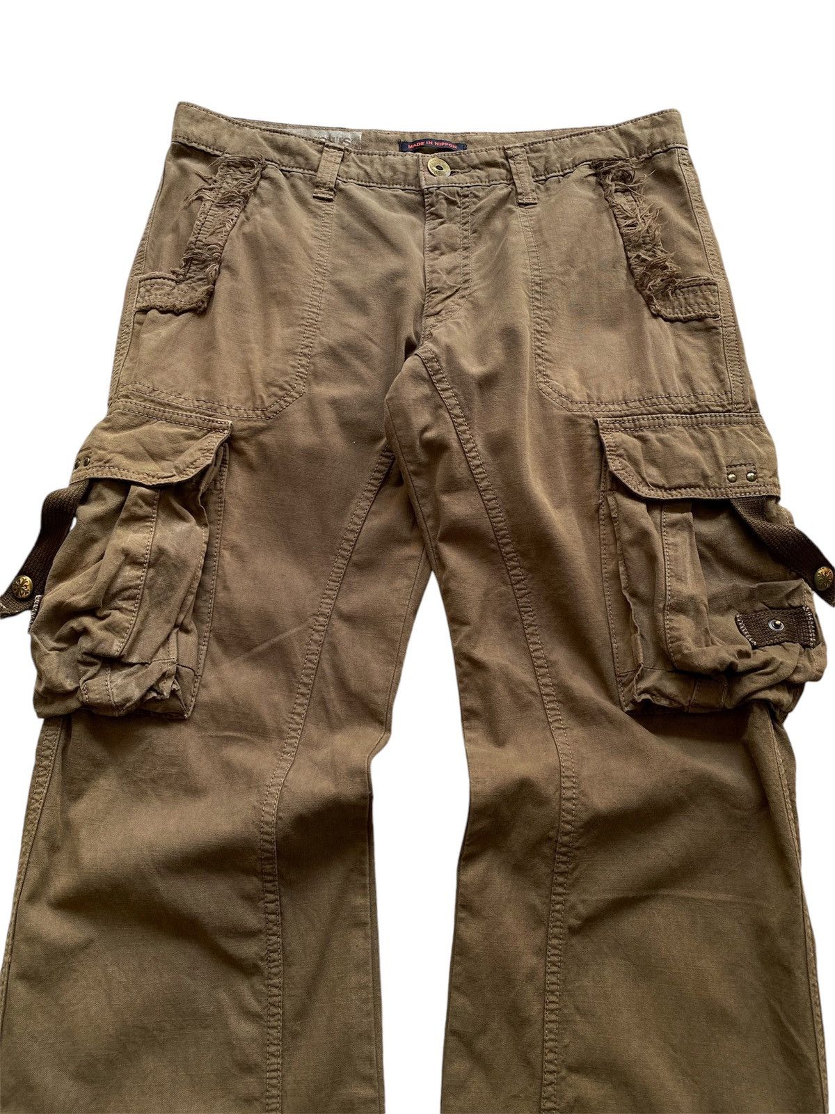 If Six Was Nine × Japanese Brand × Le Grande Bleu (L.G.B.) Surplus japan cargo flare pants Size US 32 / EU 48 - 5 Thumbnail