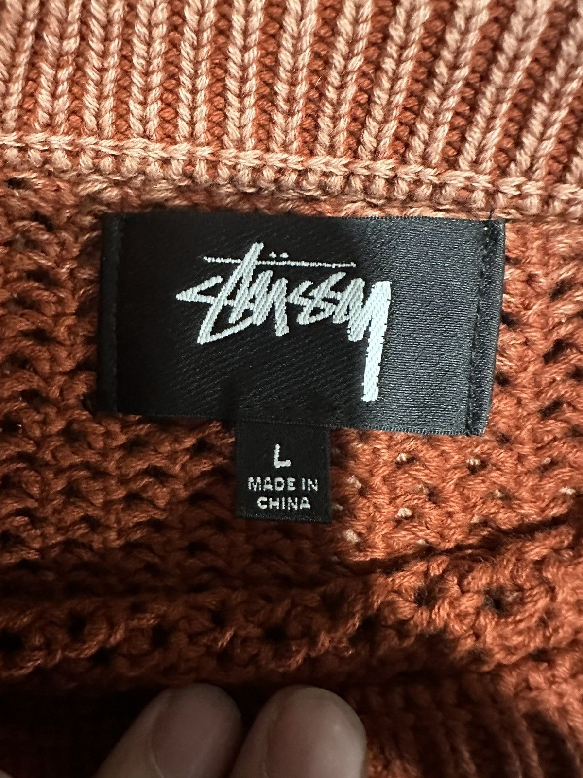 Stussy Stussy Fishnet Sweater Size US L / EU 52-54 / 3 - 2 Thumbnail