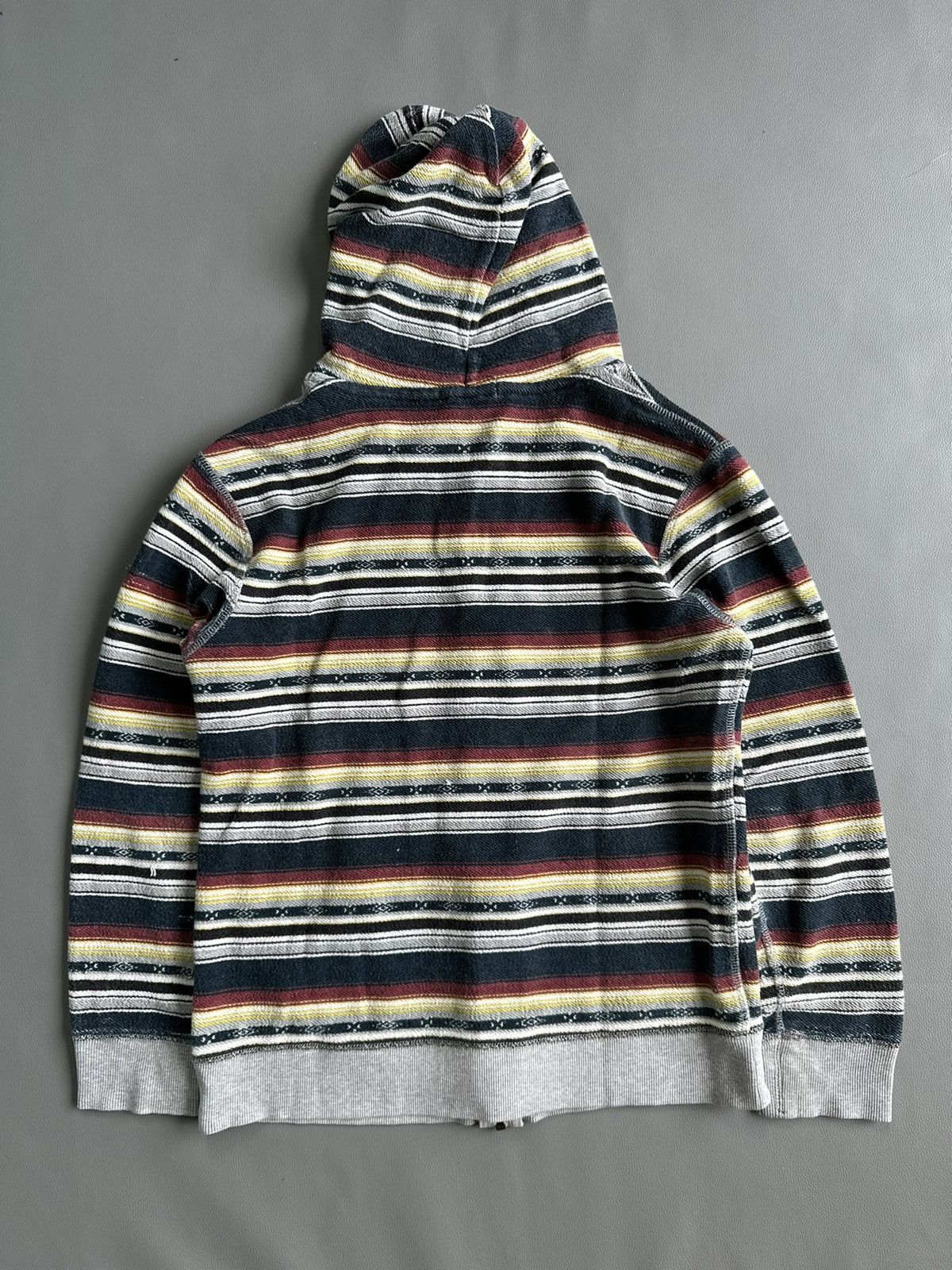 Beauty Beast DISTRESSED SORRIDERE STRIPED ZIP HOODIE MULTICOLOR LGB STYLE Size US M / EU 48-50 / 2 - 6 Thumbnail
