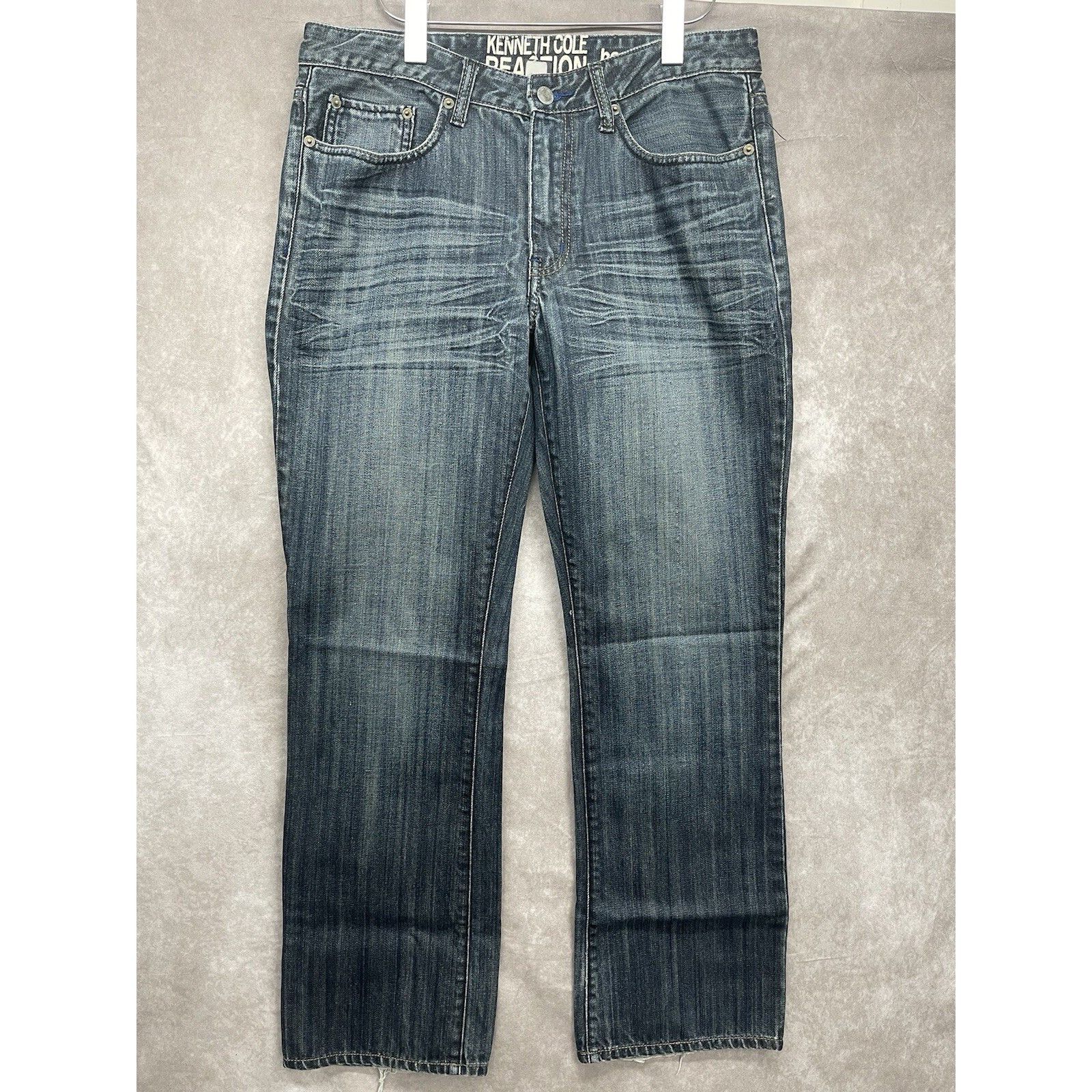 Kenneth Cole VTG Y2K Kenneth Cole Jeans 32 x 30 Blue Boot Cut (903) Grung Size US 32 / EU 48 - 1 Thumbnail