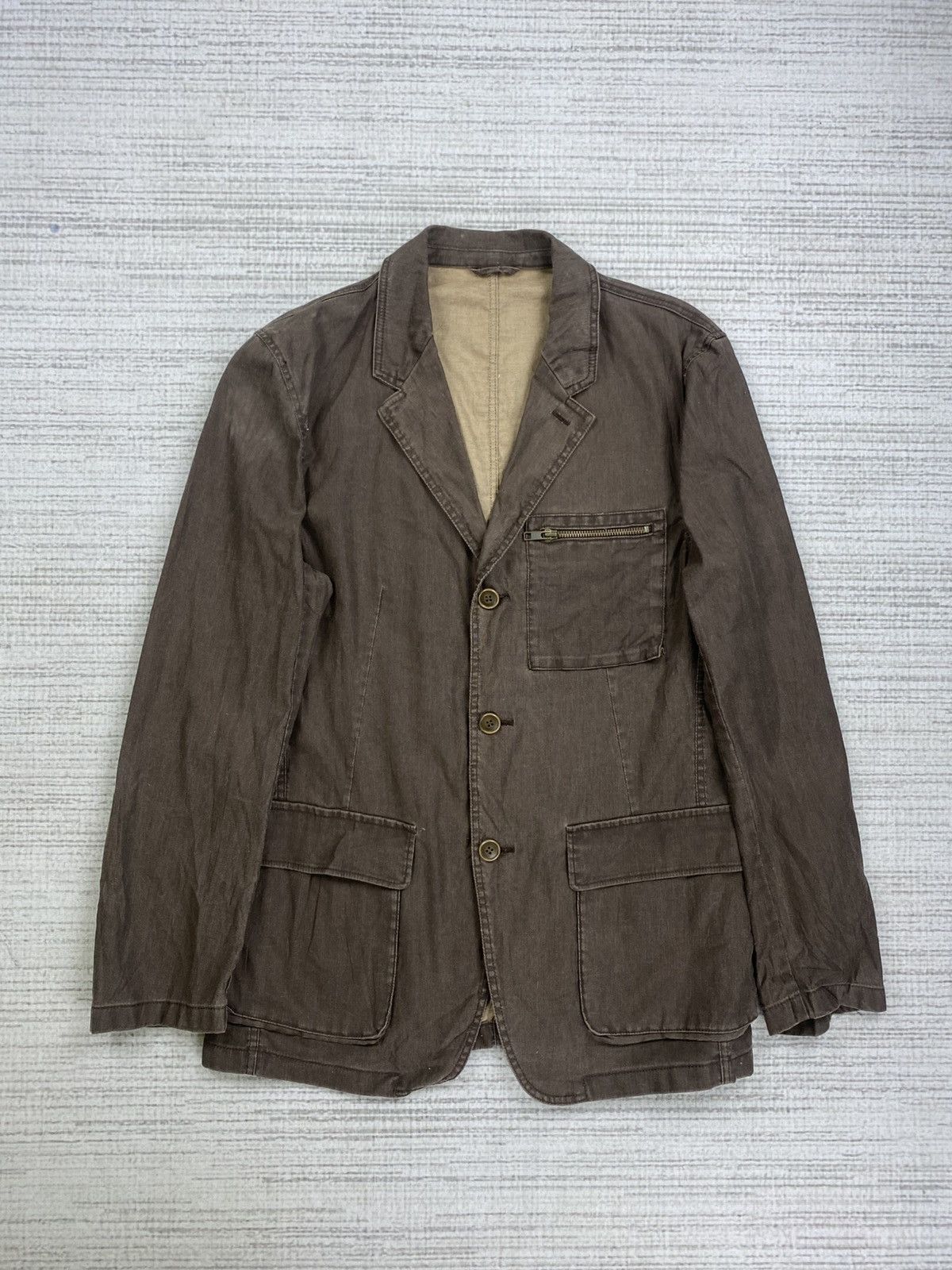 Designer × Patrick Cox × Vintage Vintage Patrick Cox Double Collar Buttoned Jacket Size US S / EU 44-46 / 1 - 1 Thumbnail