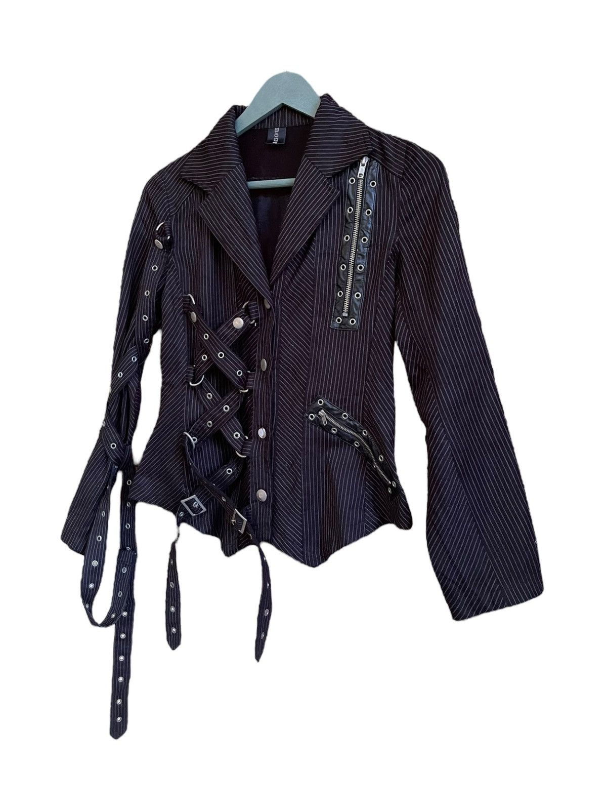 If Six Was Nine × Le Grande Bleu (L.G.B.) × Seditionaries Body Line Seditionaries Punk Bondage Jacket Size US S / EU 44-46 / 1 - 2 Thumbnail