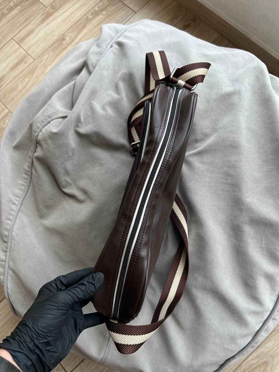 Diesel Diesel Leather Shoulder Bag Brown Big Logo Vintage Size ONE SIZE - 6 Thumbnail