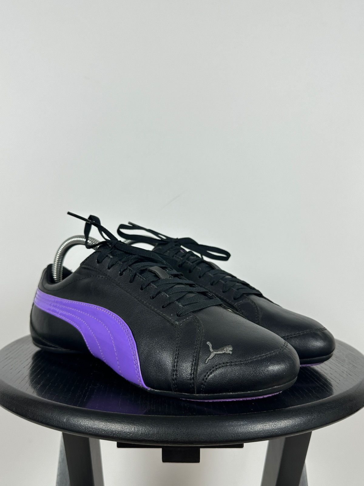 Puma Vintage Puma SpeedCat Y2K Leather Black/Purple Sneakers Size US 9 / IT 39 - 12 Thumbnail