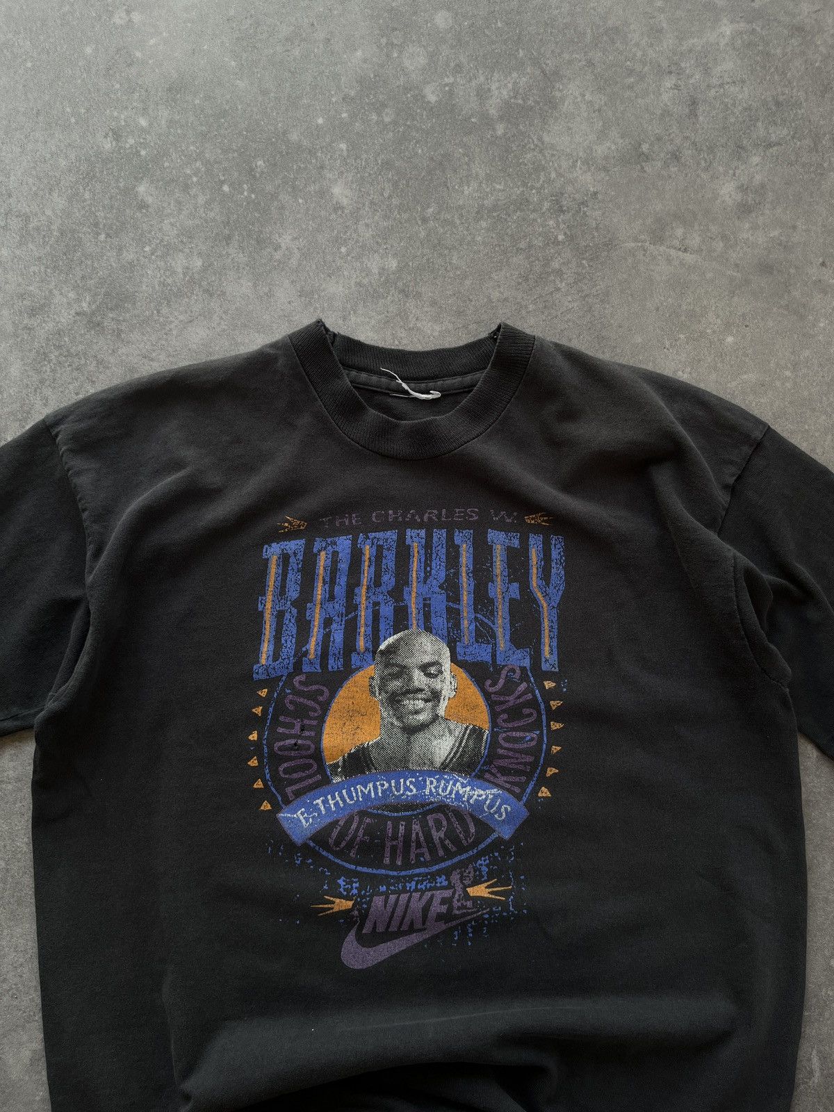 Nike Rare (!) Vintage 90s Nike x Charles Barkley T-shirt NBA Size US M / EU 48-50 / 2 - 2 Thumbnail