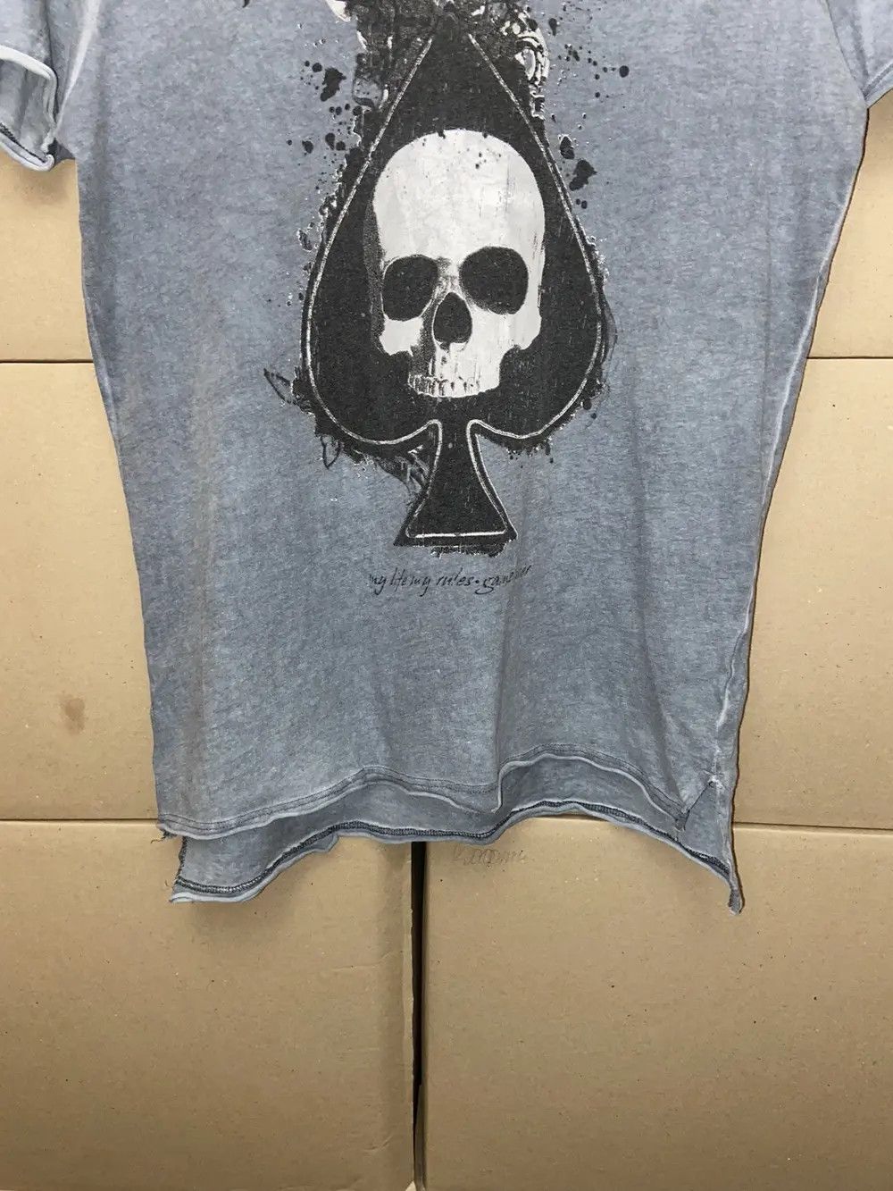 Affliction 🔞VINTAGE SMOG SKULLS Y2K TEE T SHIRT AFFLICTION DEVIL GOTH Size US M / EU 48-50 / 2 - 11 Thumbnail