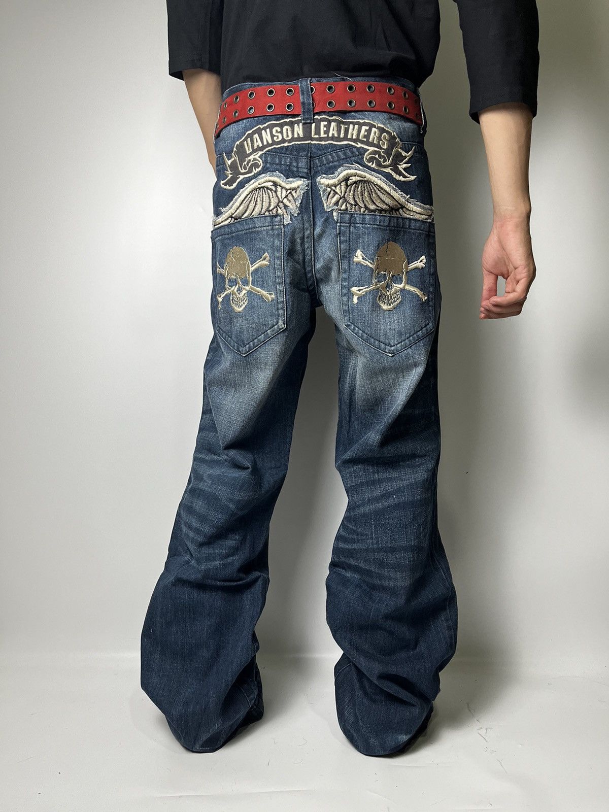Vanson Leathers vanson leathers wash jeans ifsixwasnine lgb style Size US 36 / EU 52 - 14 Thumbnail