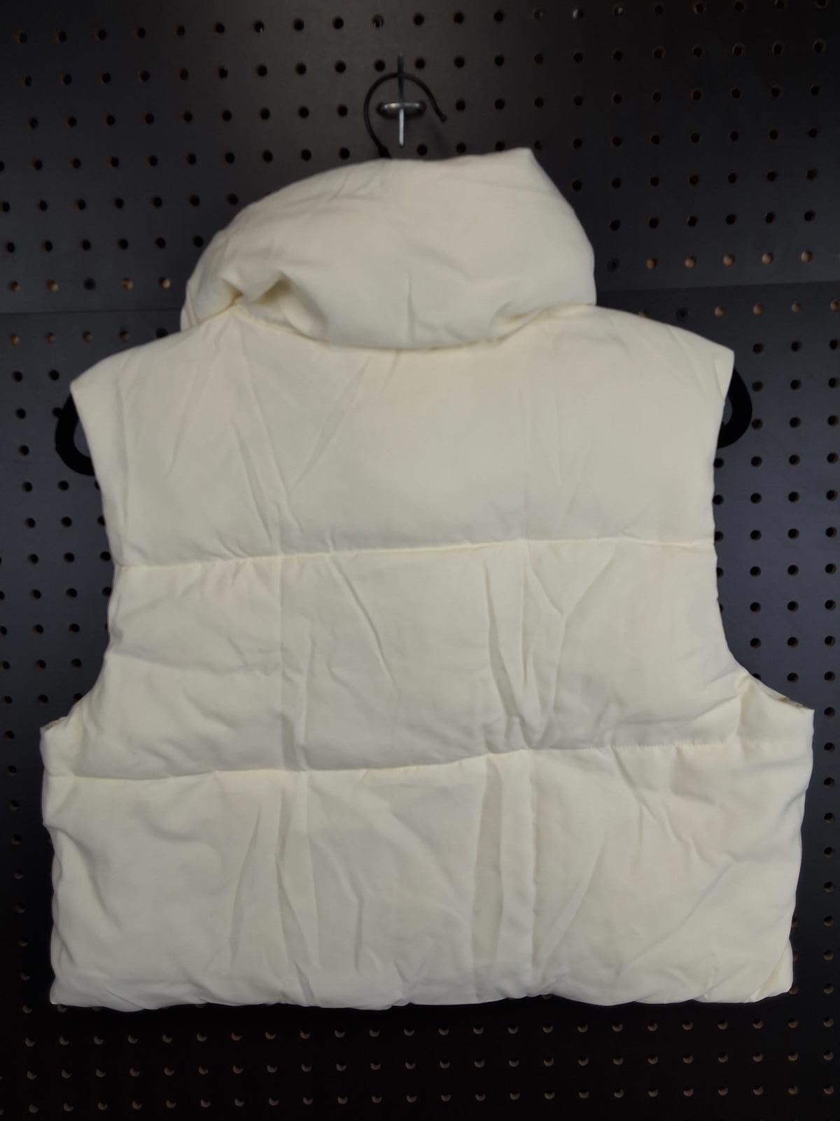 Other Chic Ivory Puffer Vest by Merokeety - Size S Size S / US 4 / IT 40 - 2 Thumbnail
