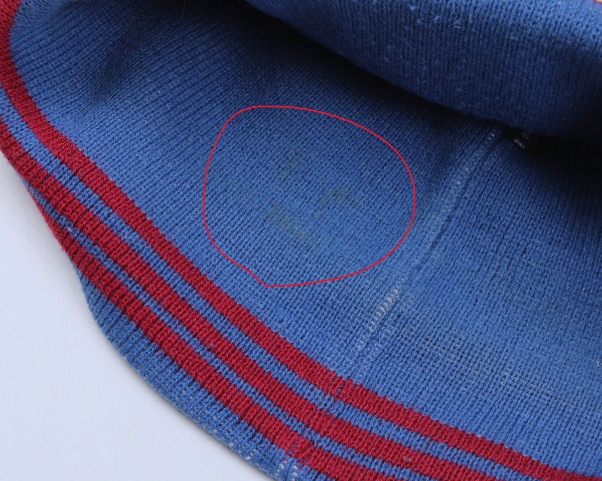 Penfield × Vintage PENFIELD Vintage Bobble Beanie Acrylic Hat Blue White Size ONE SIZE - 3 Thumbnail