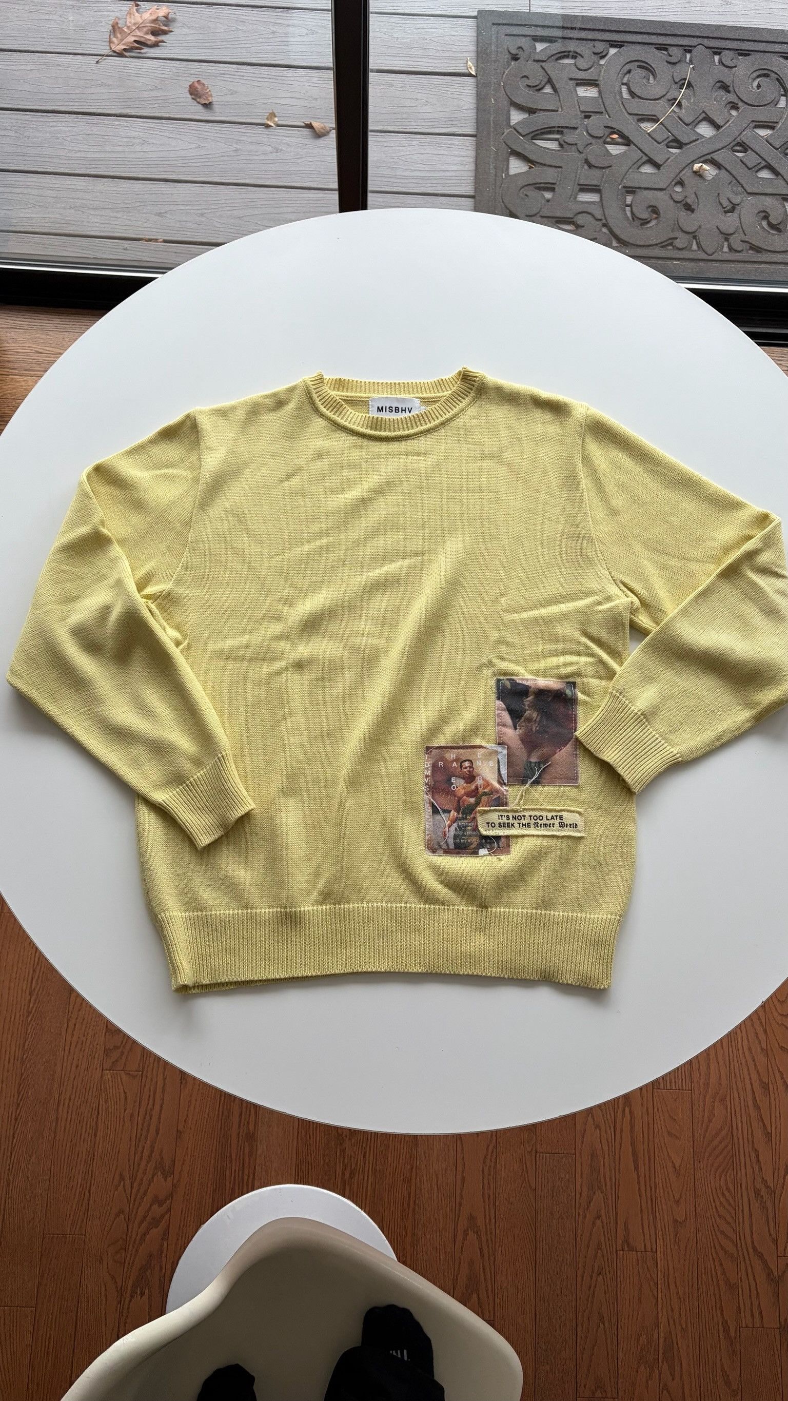 Misbhv Vintage MISBHV Mustard Yellow Sweater Size US M / EU 48-50 / 2 - 4 Thumbnail