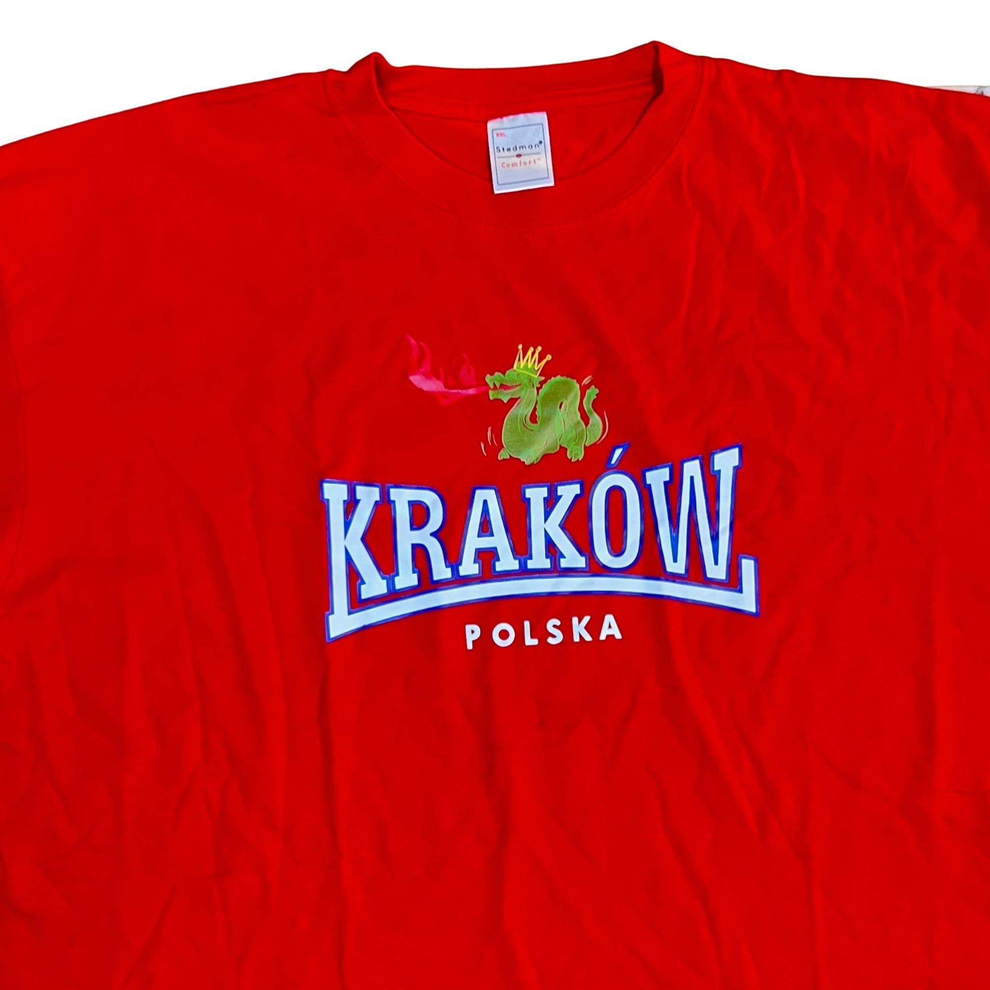 Other Stedman Comfort Red Kraków Polska T-Shirt XXL 100% Cotton Ca Size US XXL / EU 58 / 5 - 4 Thumbnail