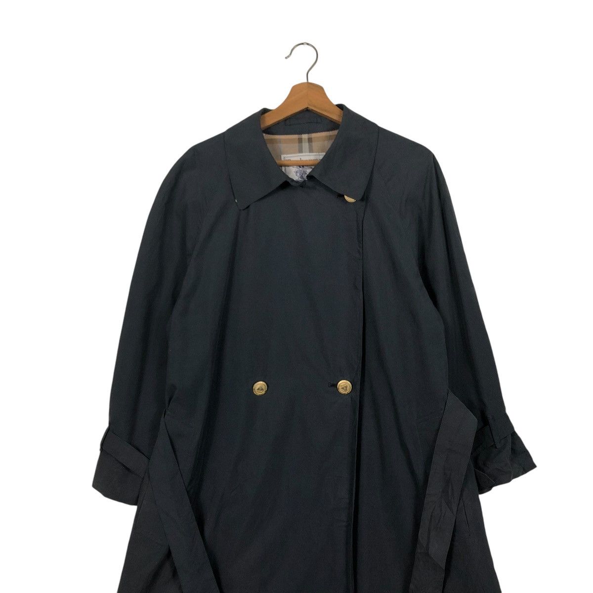 Burberry 🔥VINTAGE TRENCH COAT BURBERRYS NOVA CHECK LONG JACKET Size US M / EU 48-50 / 2 - 7 Thumbnail