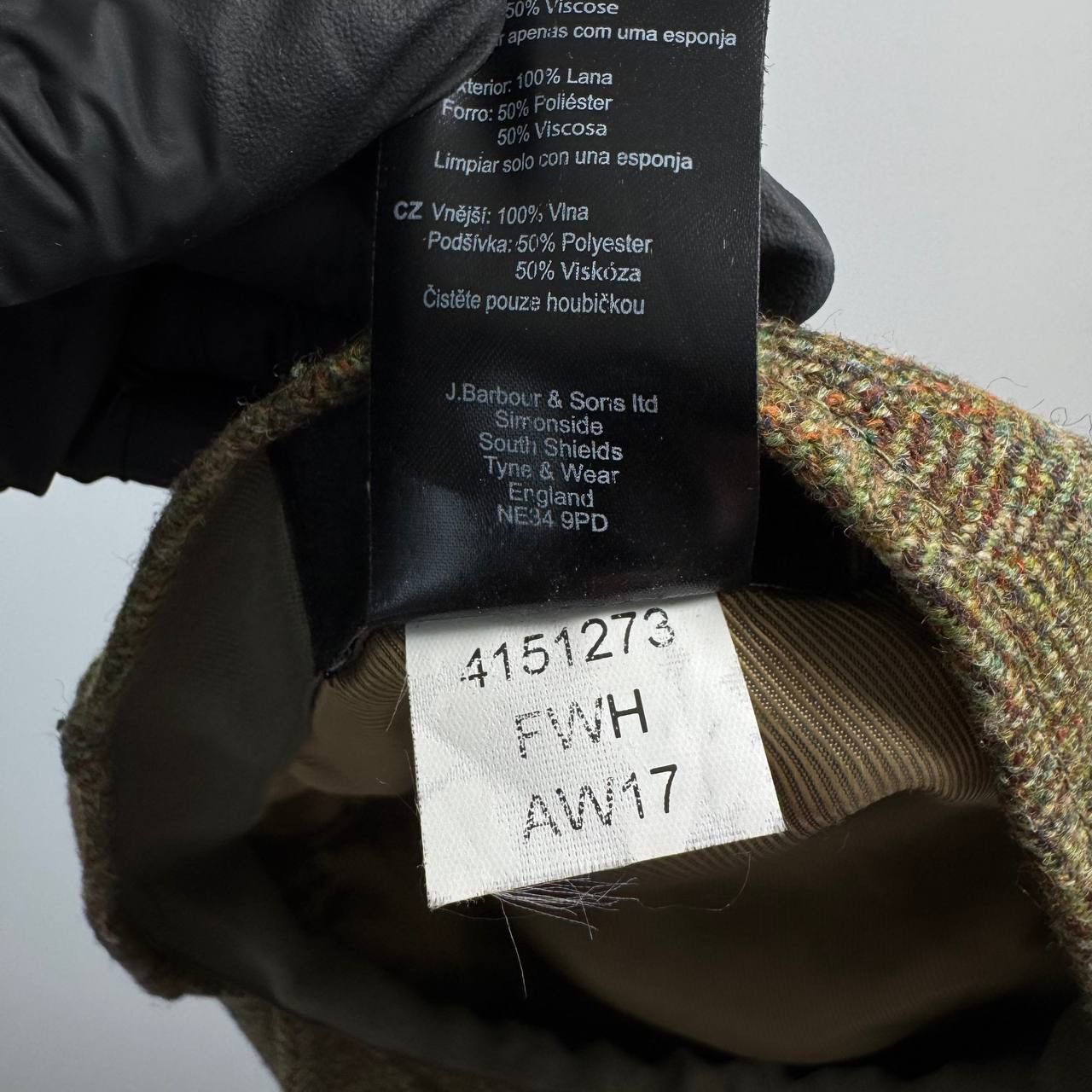 Barbour Barbour Tweed Flat Cap Wool Brown Size 7 1/8 Size ONE SIZE - 9 Thumbnail