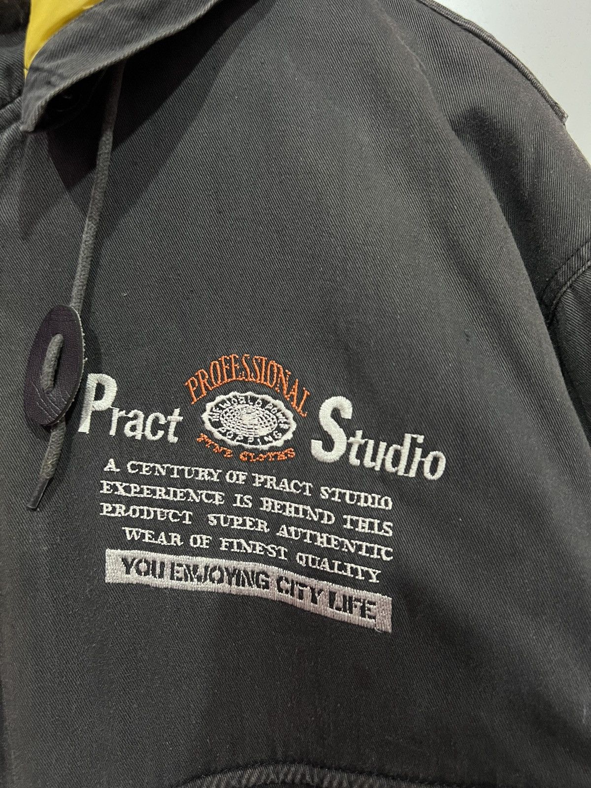 Japanese Brand 🔥 PRACT STUDIO SUNFADED BOMBER HOODED - L Size US L / EU 52-54 / 3 - 5 Thumbnail