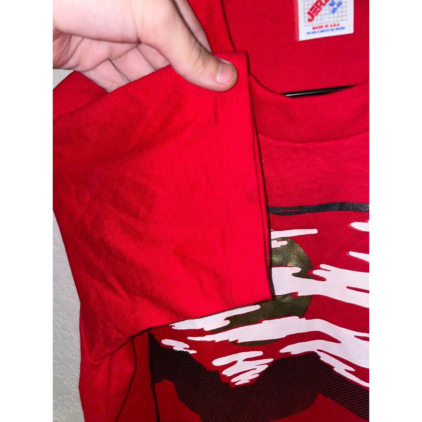 Jerzees Vintage Native American Shirt South Dakota Tee Red Tee 90s M Size US M / EU 48-50 / 2 - 8 Thumbnail