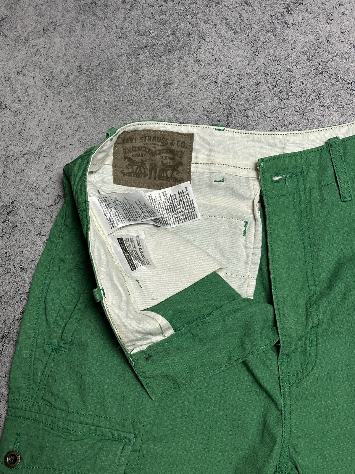 Levi's Levis Cargo Green Shorts 32 Size US 32 / EU 48 - 6 Thumbnail